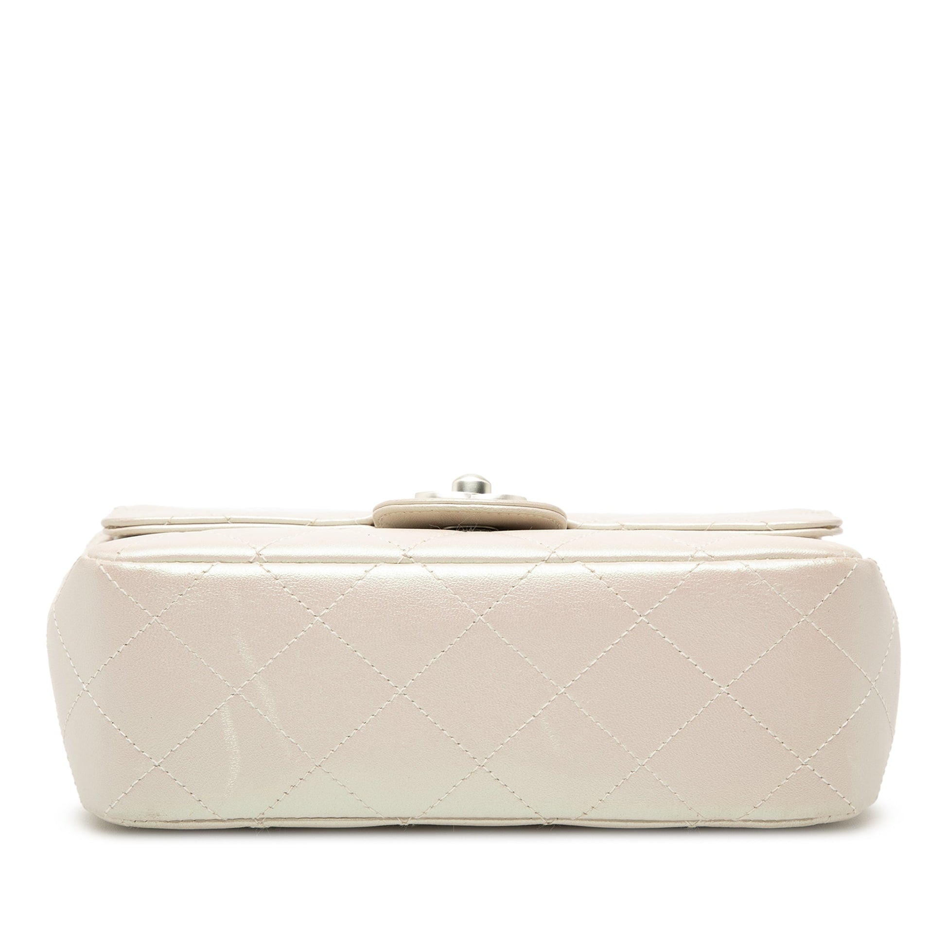 Chanel Mini Rectangular Classic Iridescent Lambskin Single Flap