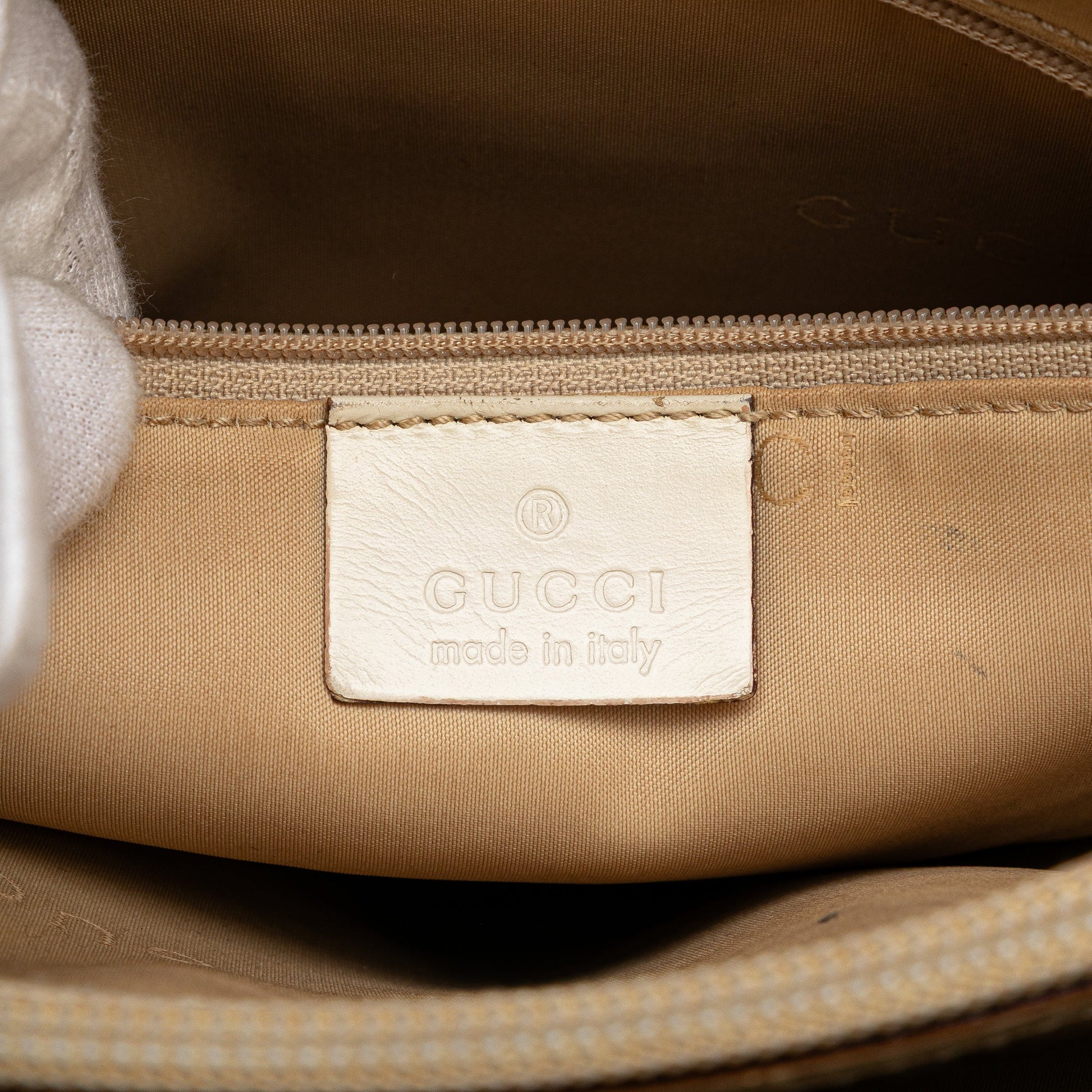 Gucci GG Canvas Bamboo Satchel