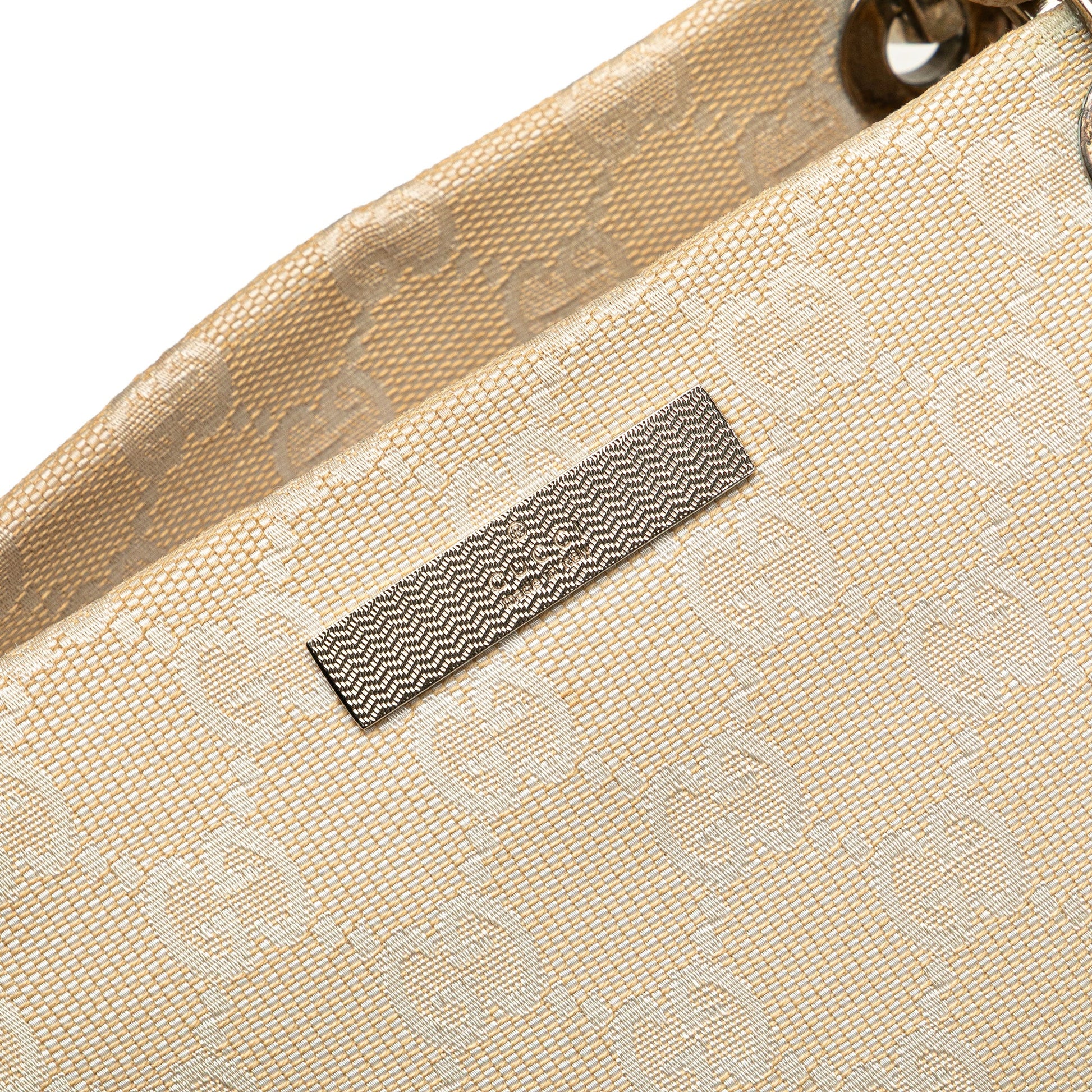 Gucci GG Canvas Bamboo Satchel