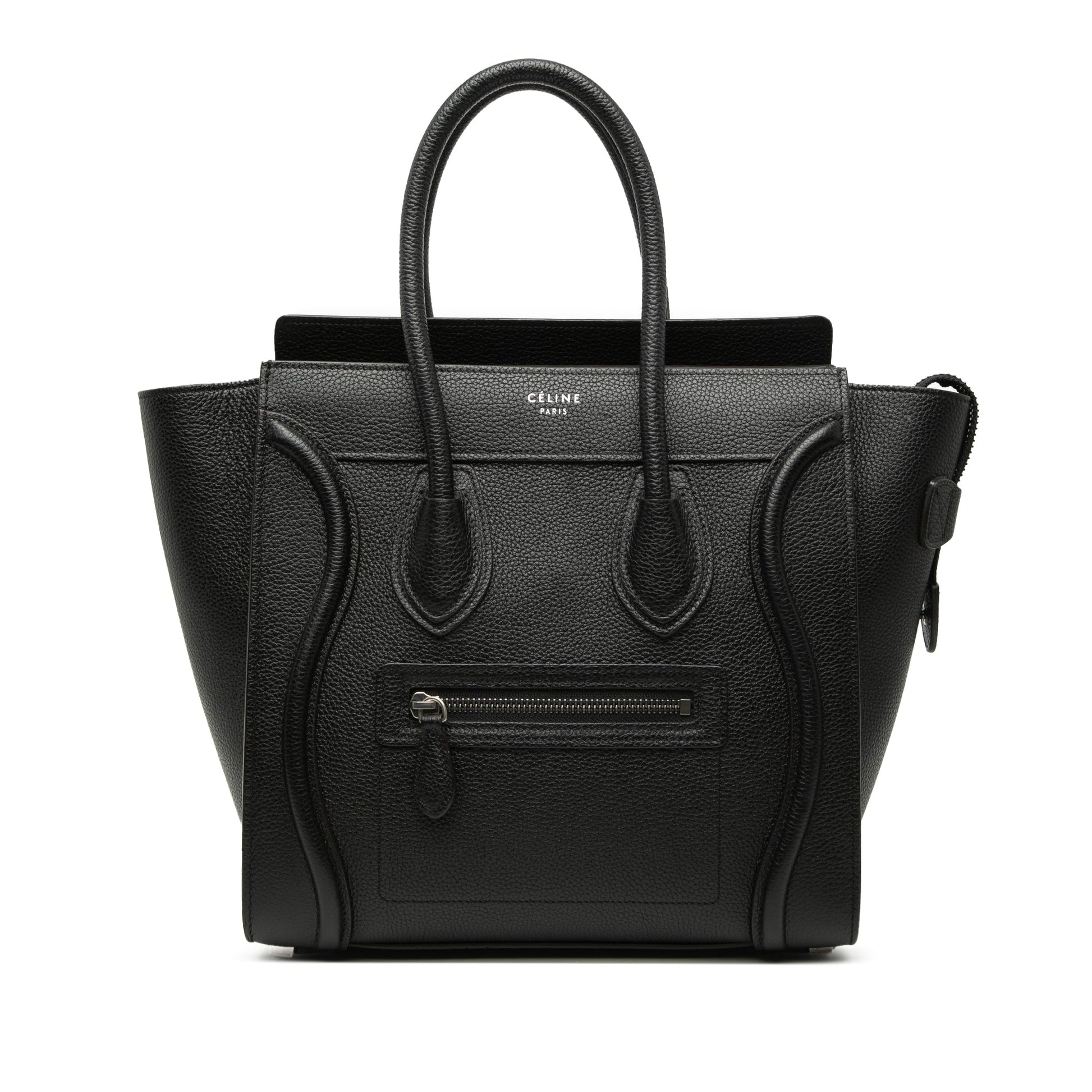Celine Mini Grained Calfskin Luggage Tote