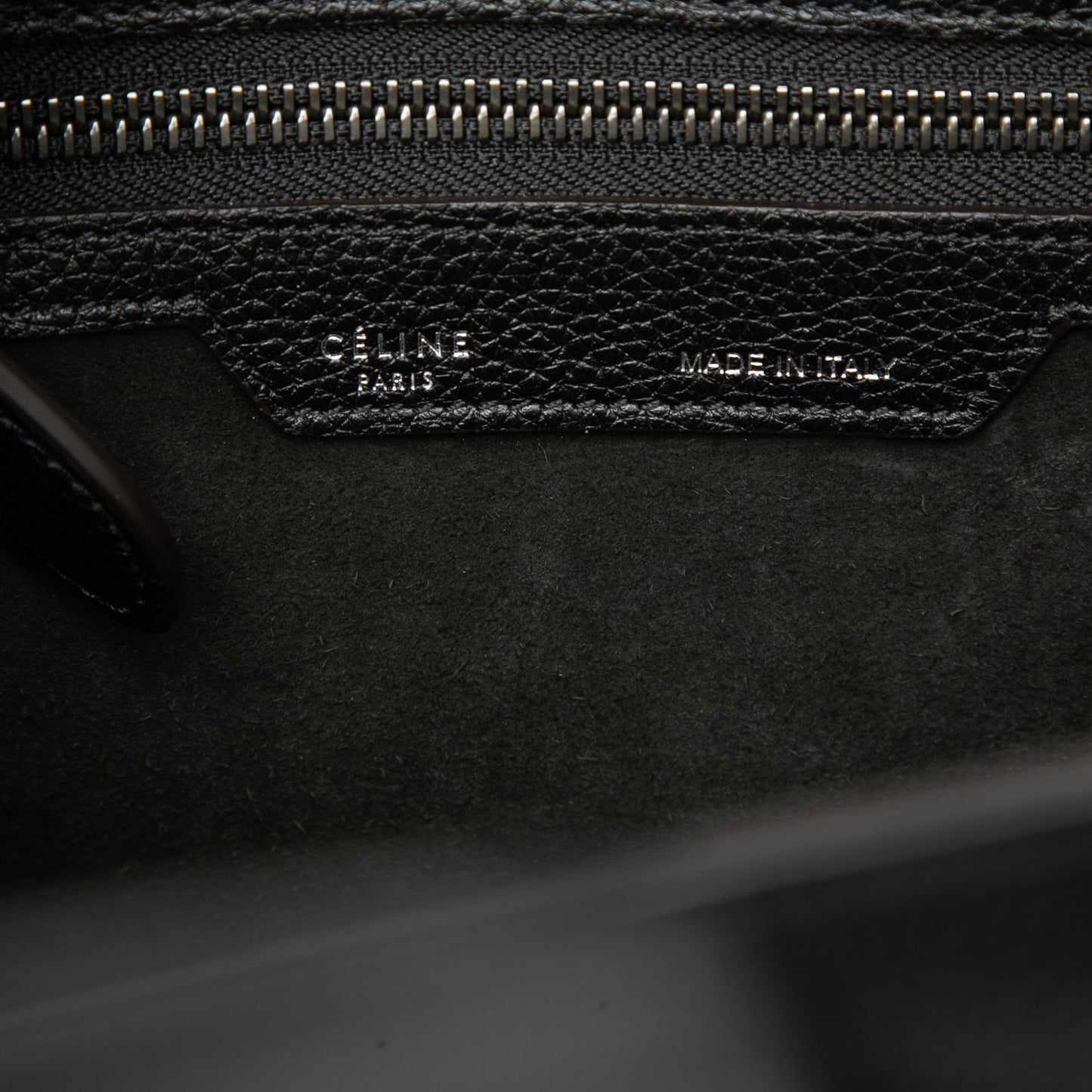 Celine Mini Grained Calfskin Luggage Tote