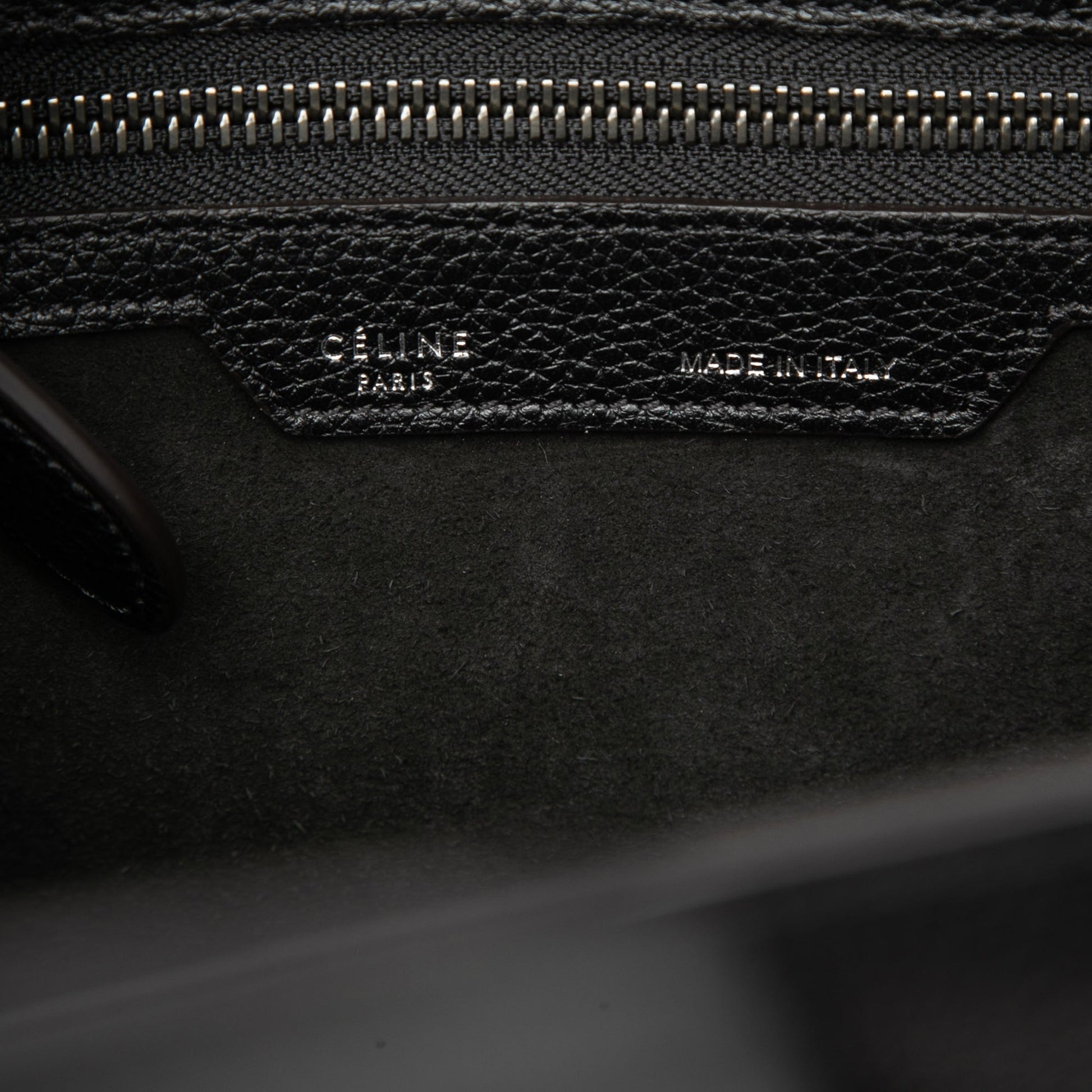 Celine Mini Grained Calfskin Luggage Tote