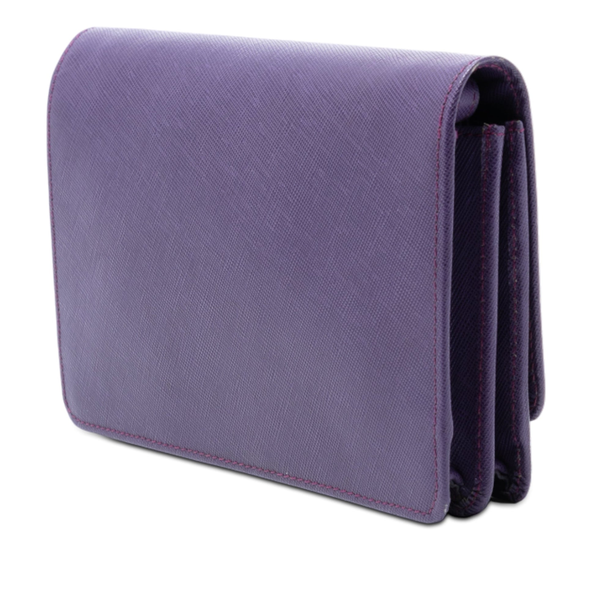 Prada Saffiano Wallet on Strap