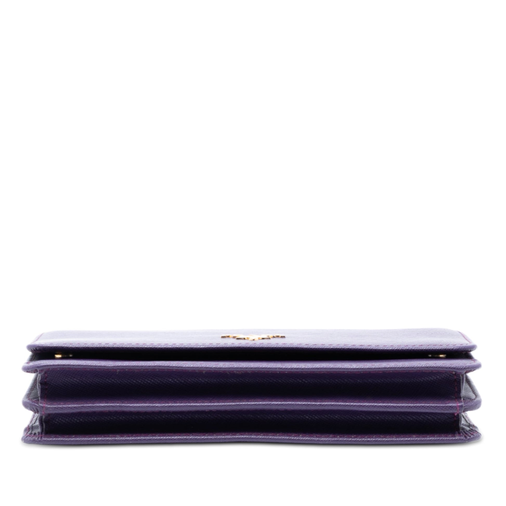 Prada Saffiano Wallet on Strap