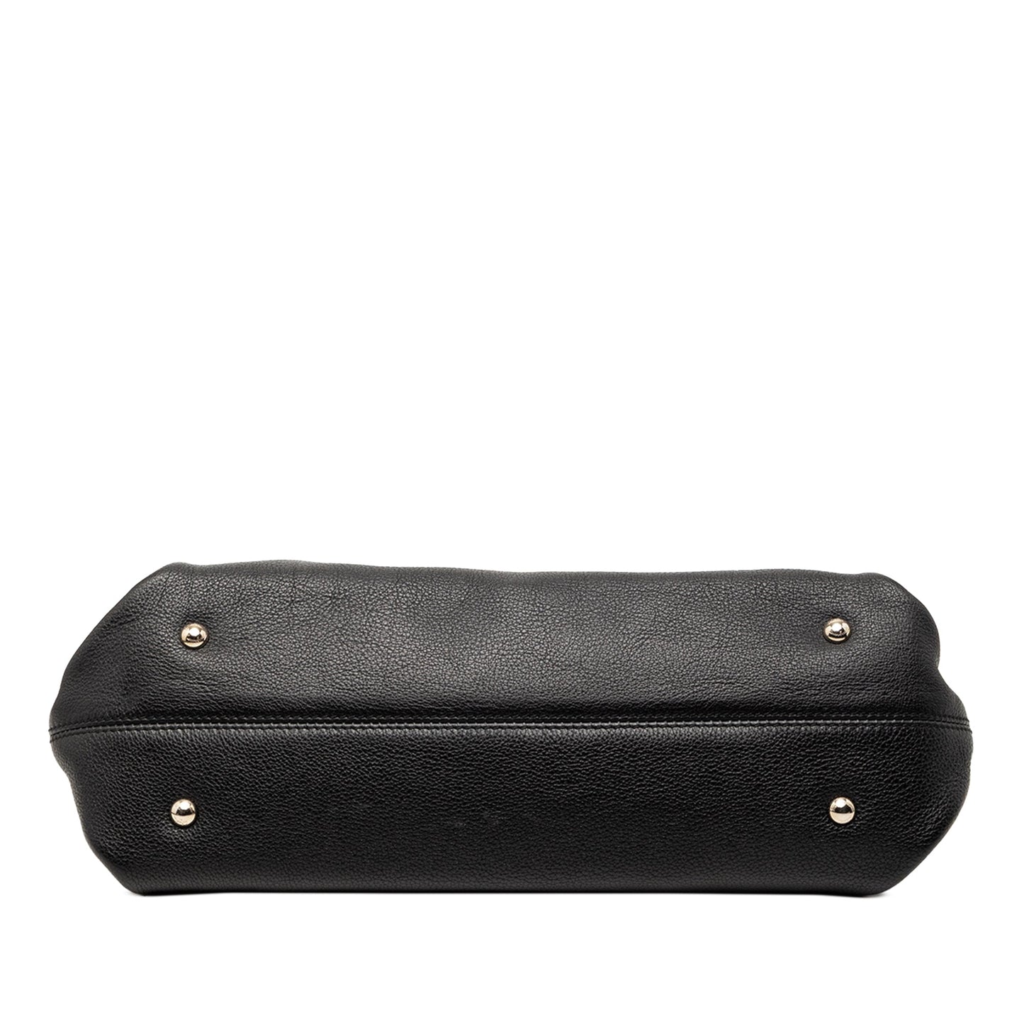 Ferragamo Leather Gancini Flap Shoulder Bag