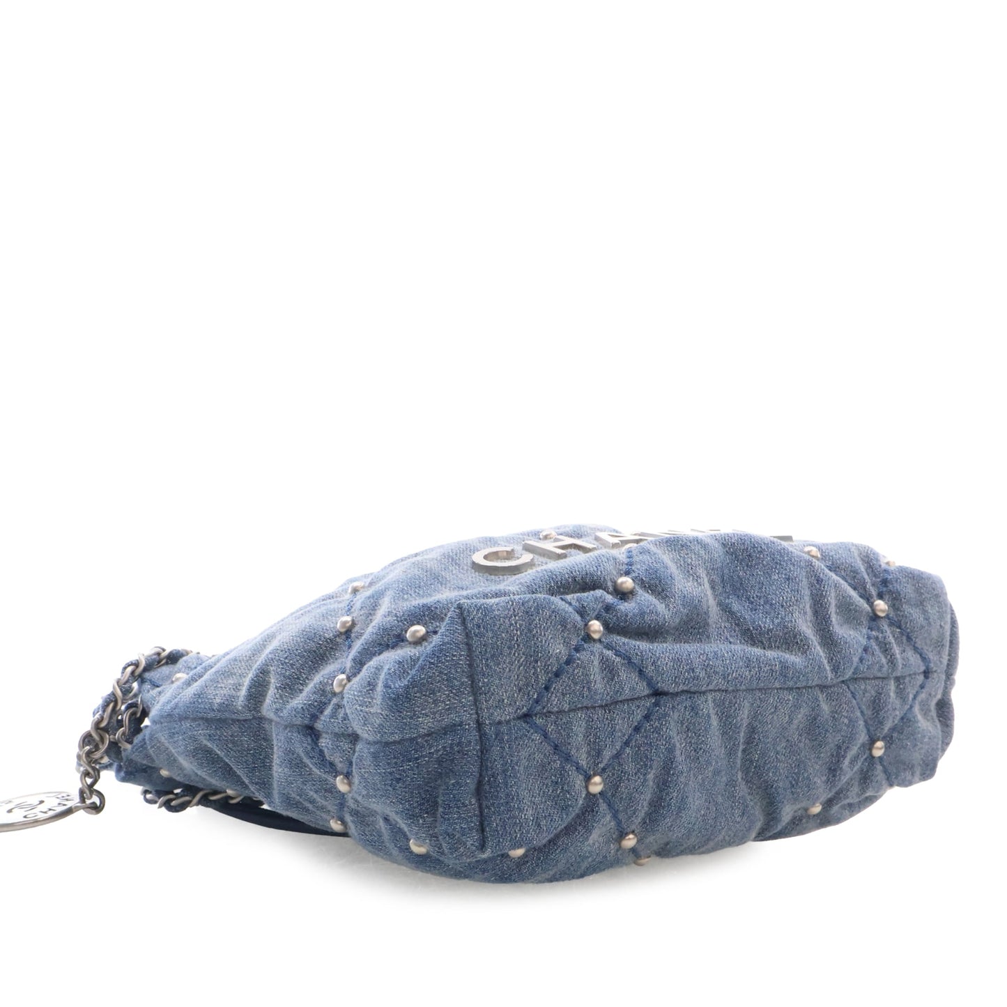 Chanel Mini Denim Studded 22 Handbag
