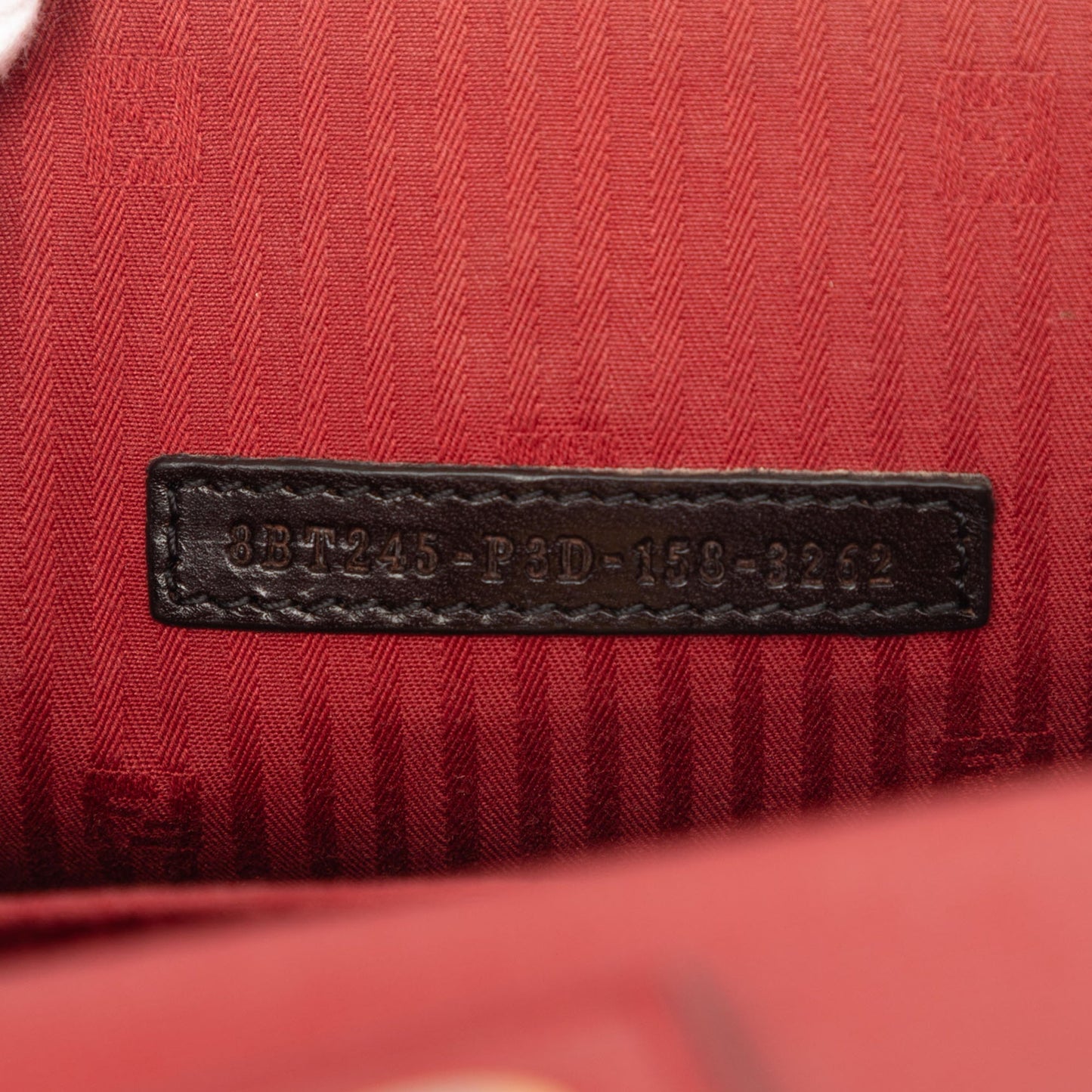 Fendi Small Leather Demi Jour Top Handle Bag