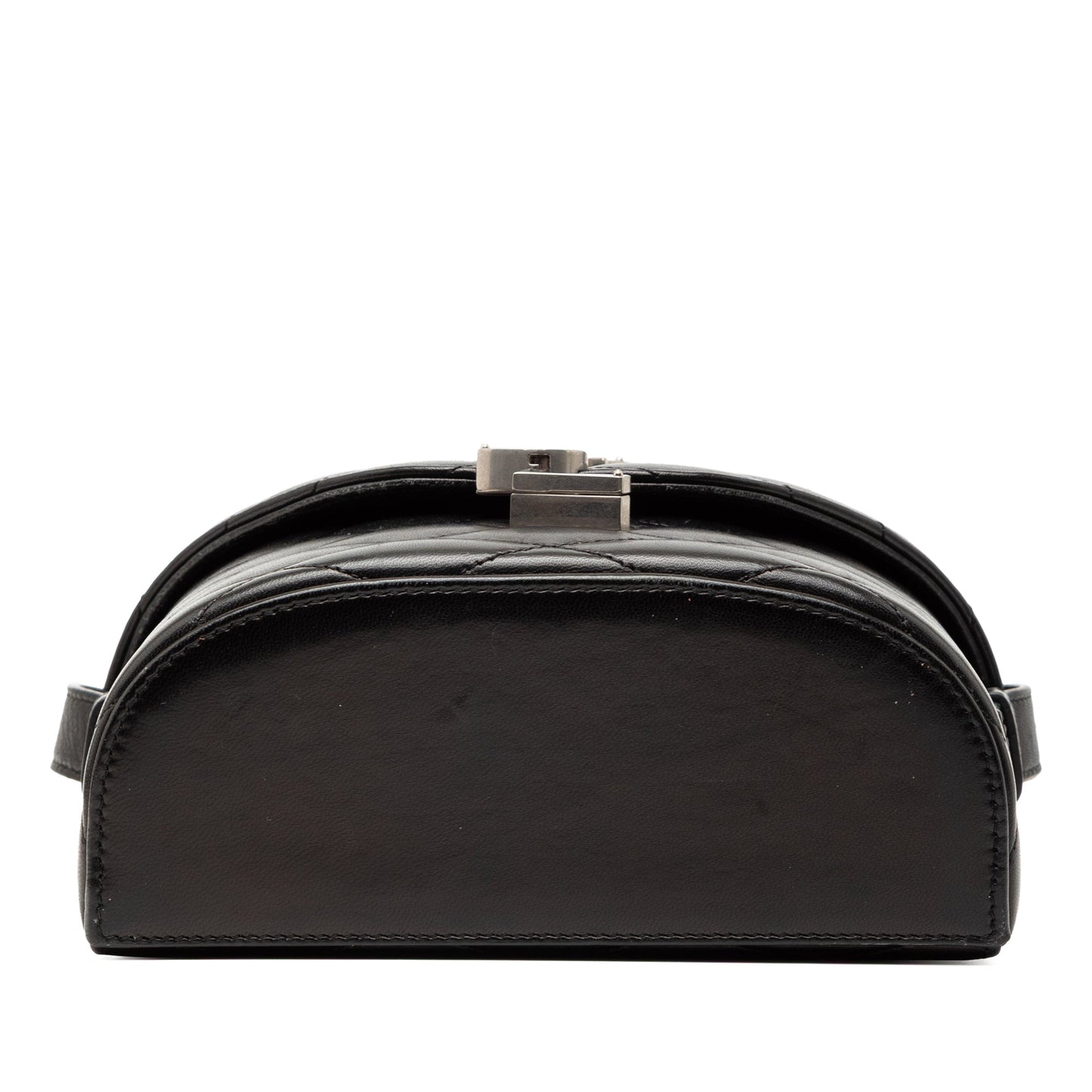 Saint Laurent Quilted Lambskin Monogram June Box Bag