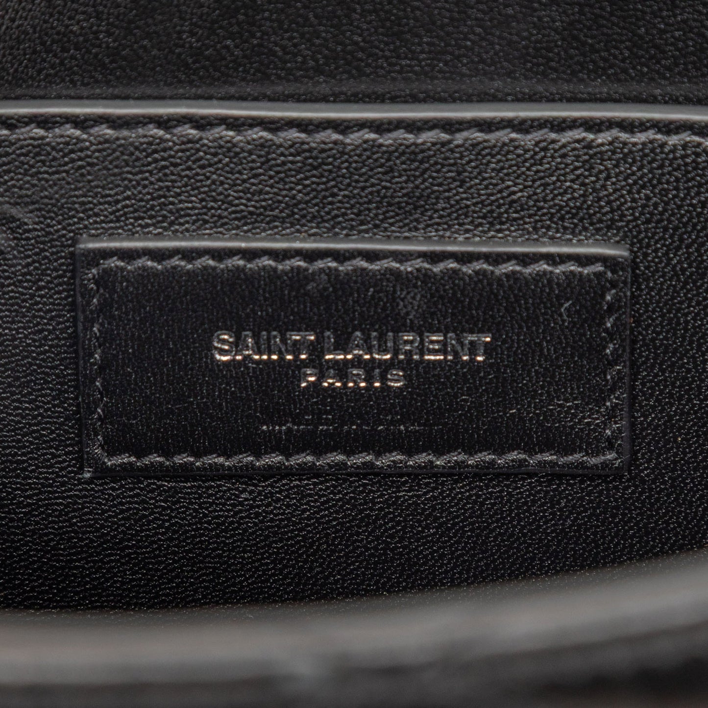 Saint Laurent Quilted Lambskin Monogram June Box Bag