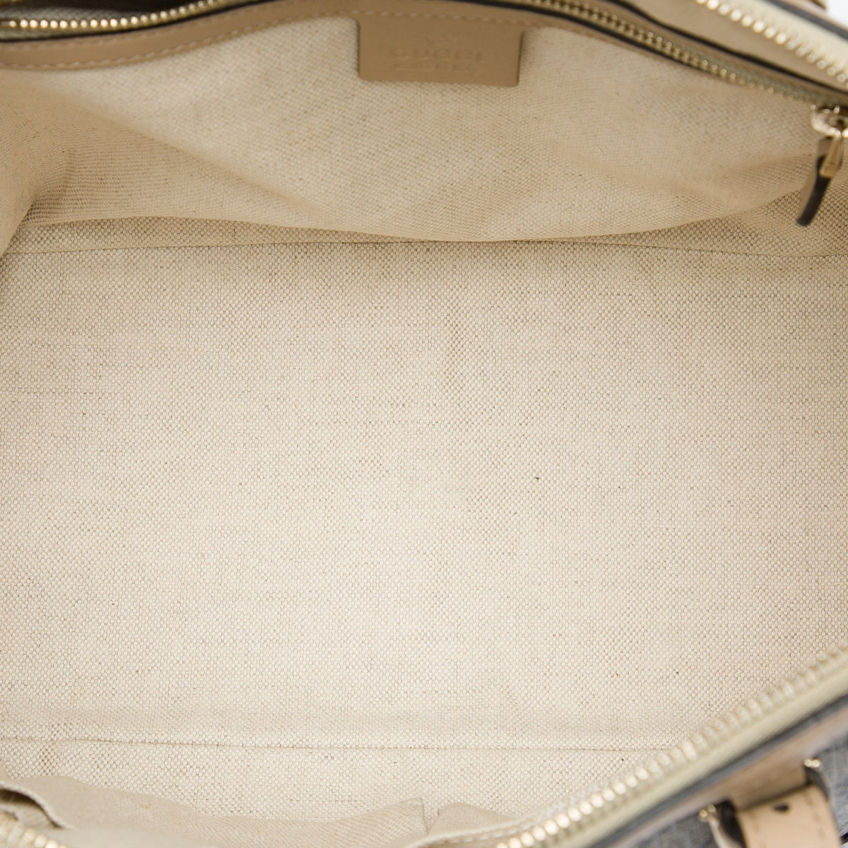 Gucci Small GG Supreme Nice Dome Satchel — Beige