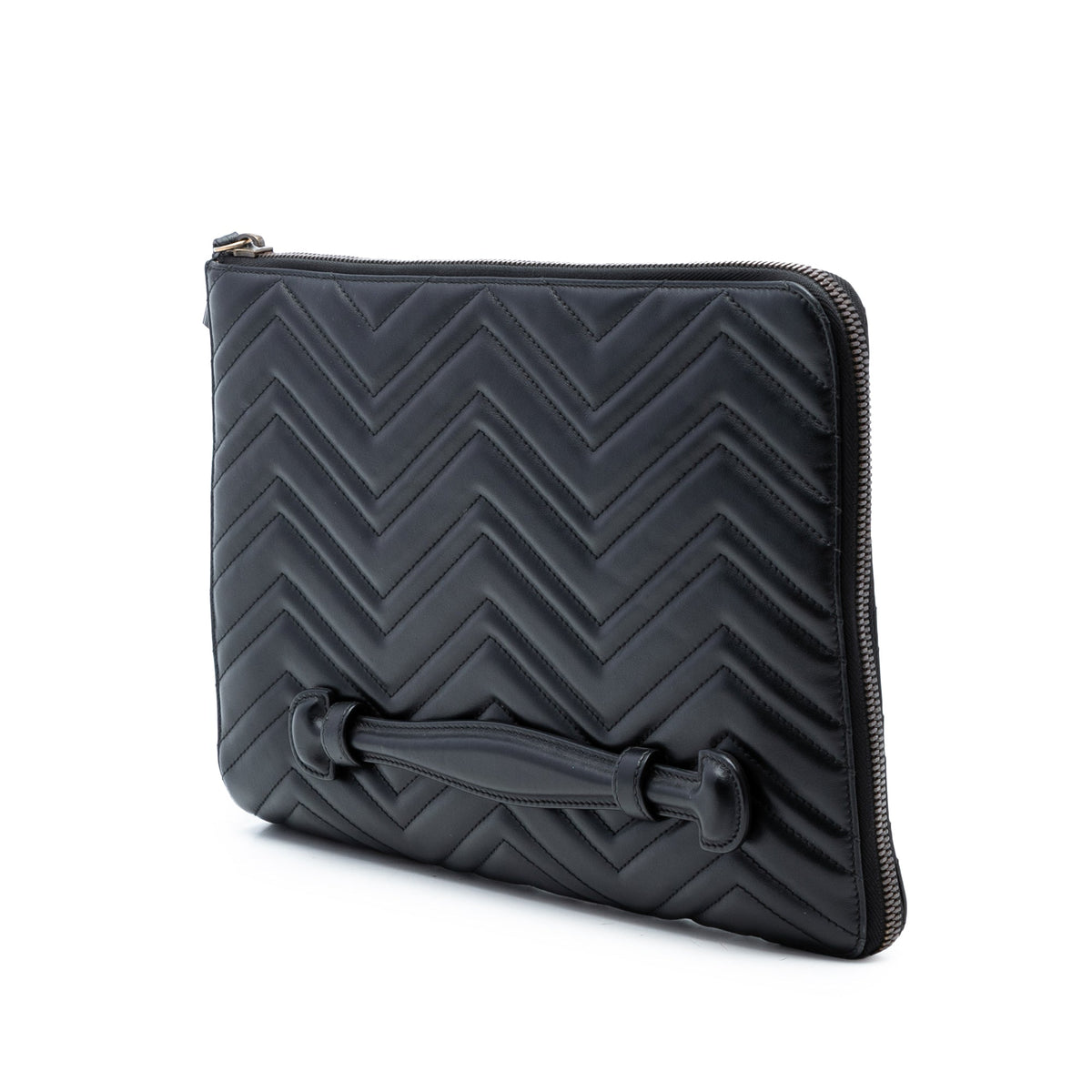 Gucci GG Marmont Matelasse Leather Portfolio Clutch