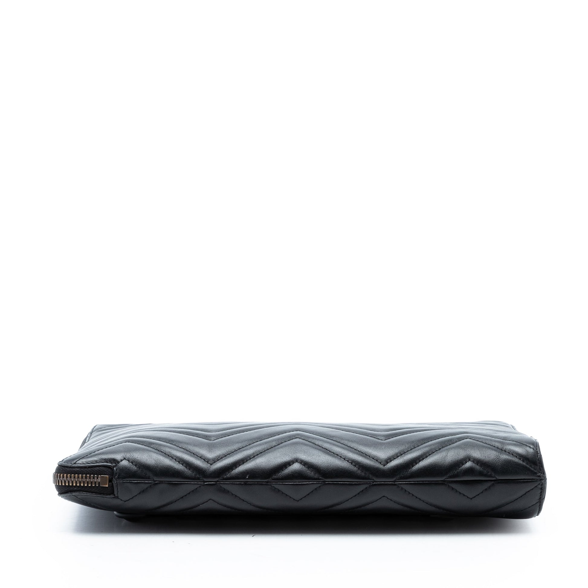 Gucci GG Marmont Matelasse Leather Portfolio Clutch