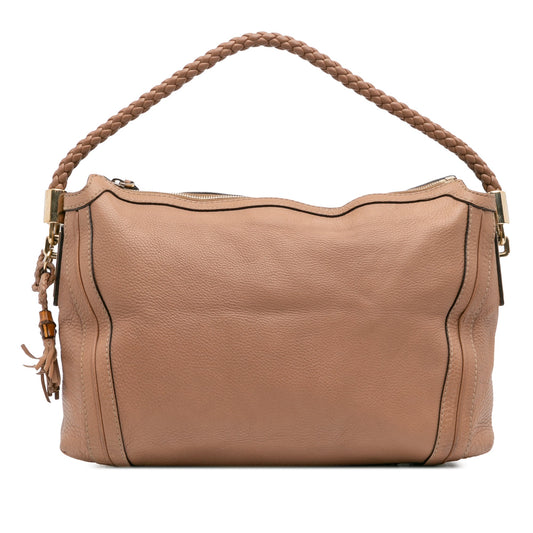 Gucci Medium Pebbled Calfskin Bella Shoulder Bag
