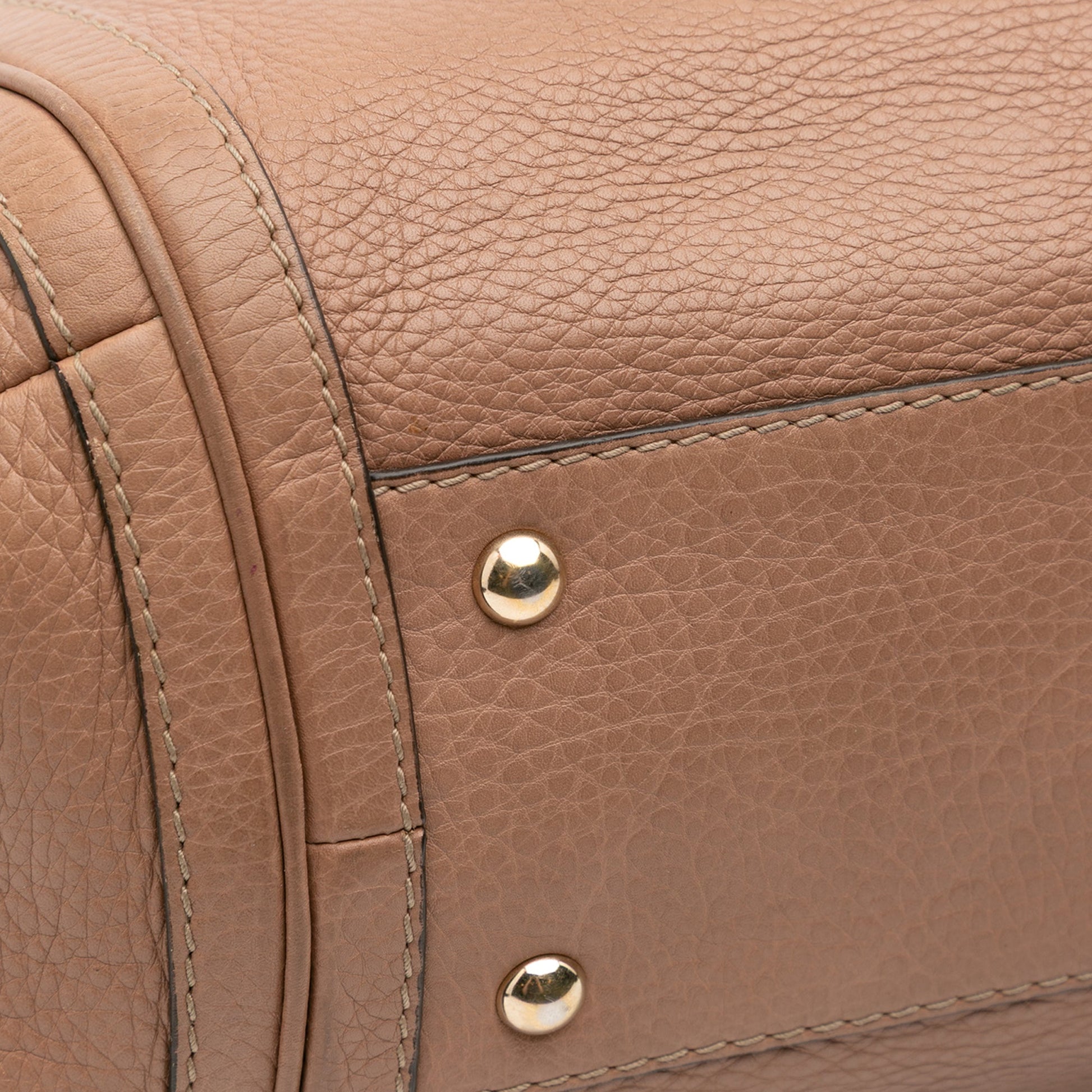 Gucci Medium Pebbled Calfskin Bella Shoulder Bag