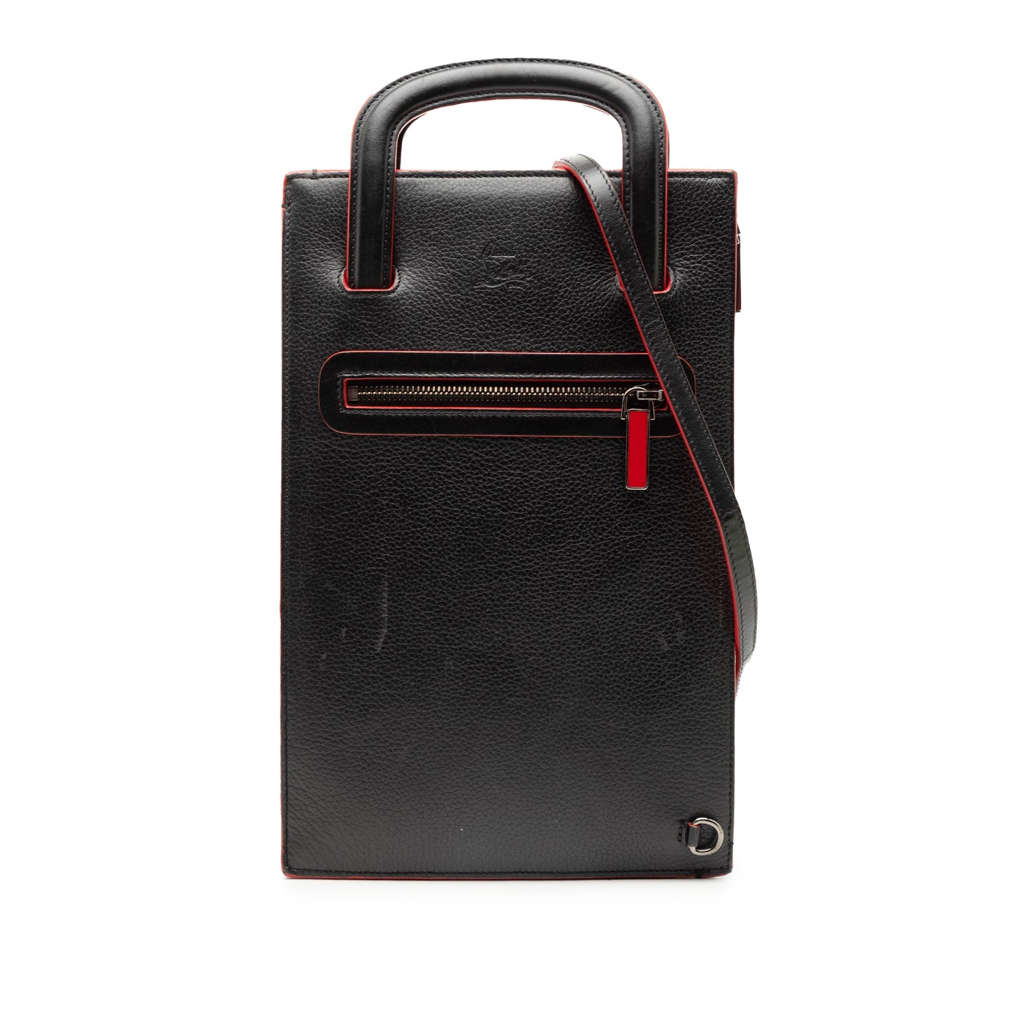 Christian Louboutin Leather Trick Track Satchel