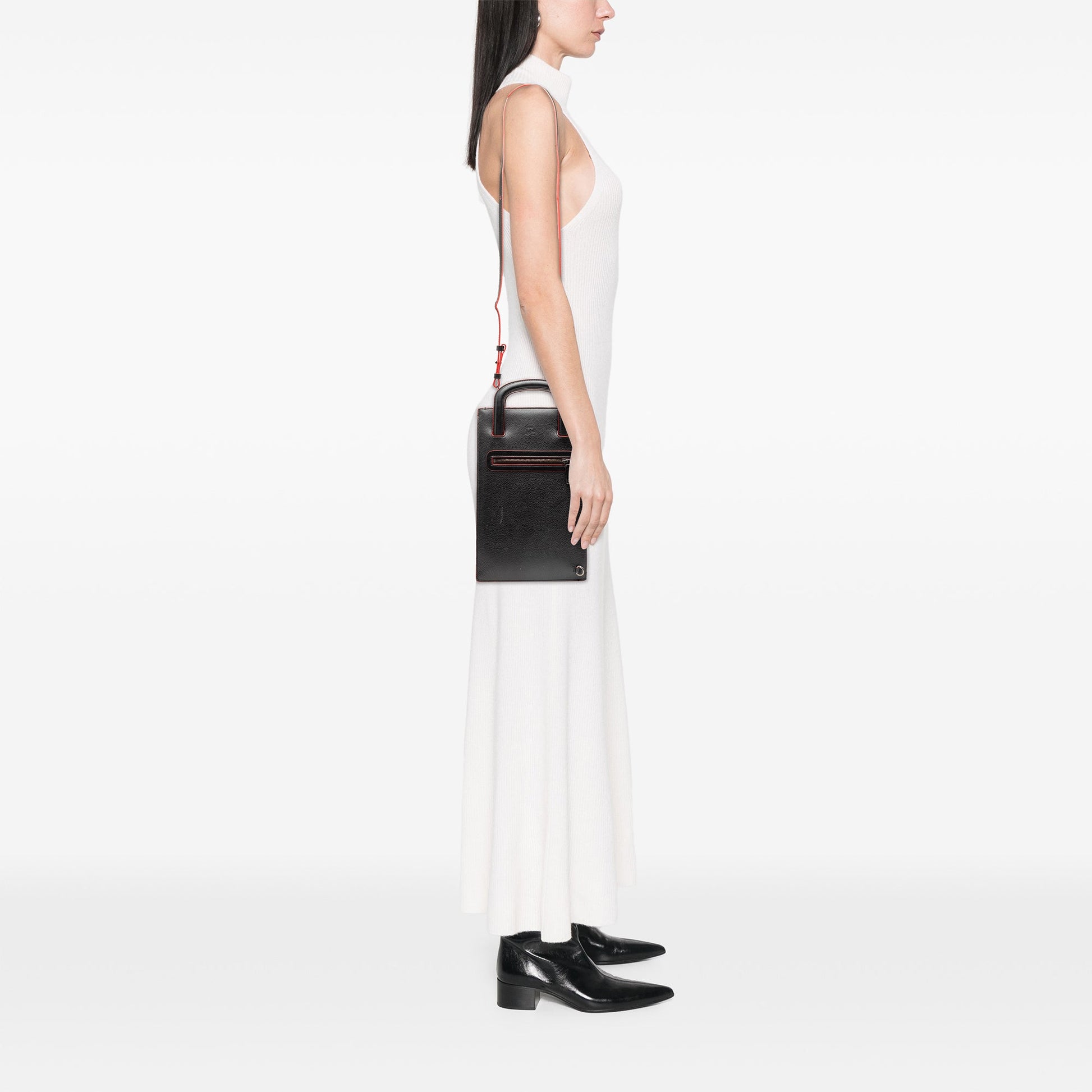 Christian Louboutin Leather Trick Track Satchel