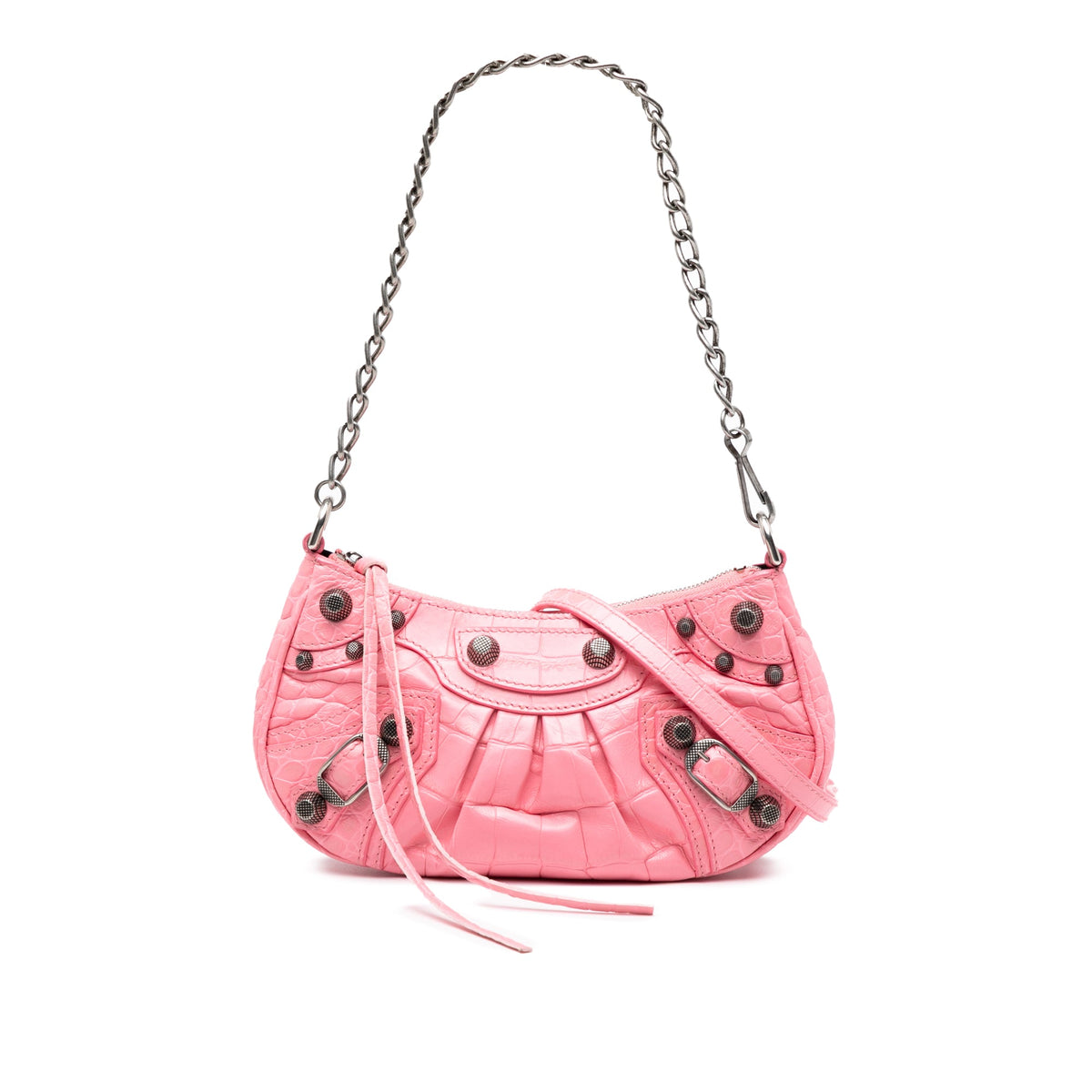 Balenciaga Mini Embossed Leather Motocross Le Cagole