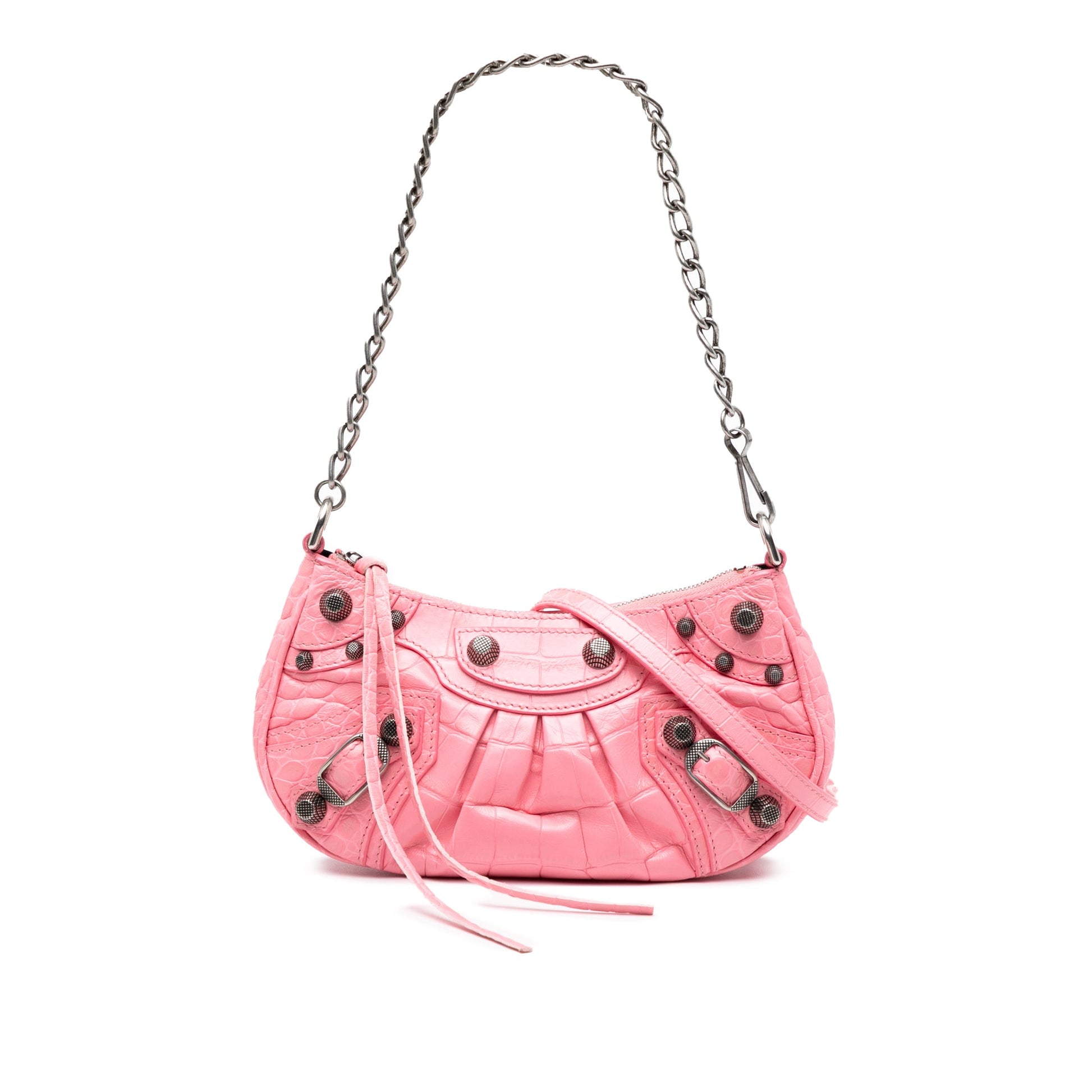 Balenciaga Mini Embossed Leather Motocross Le Cagole