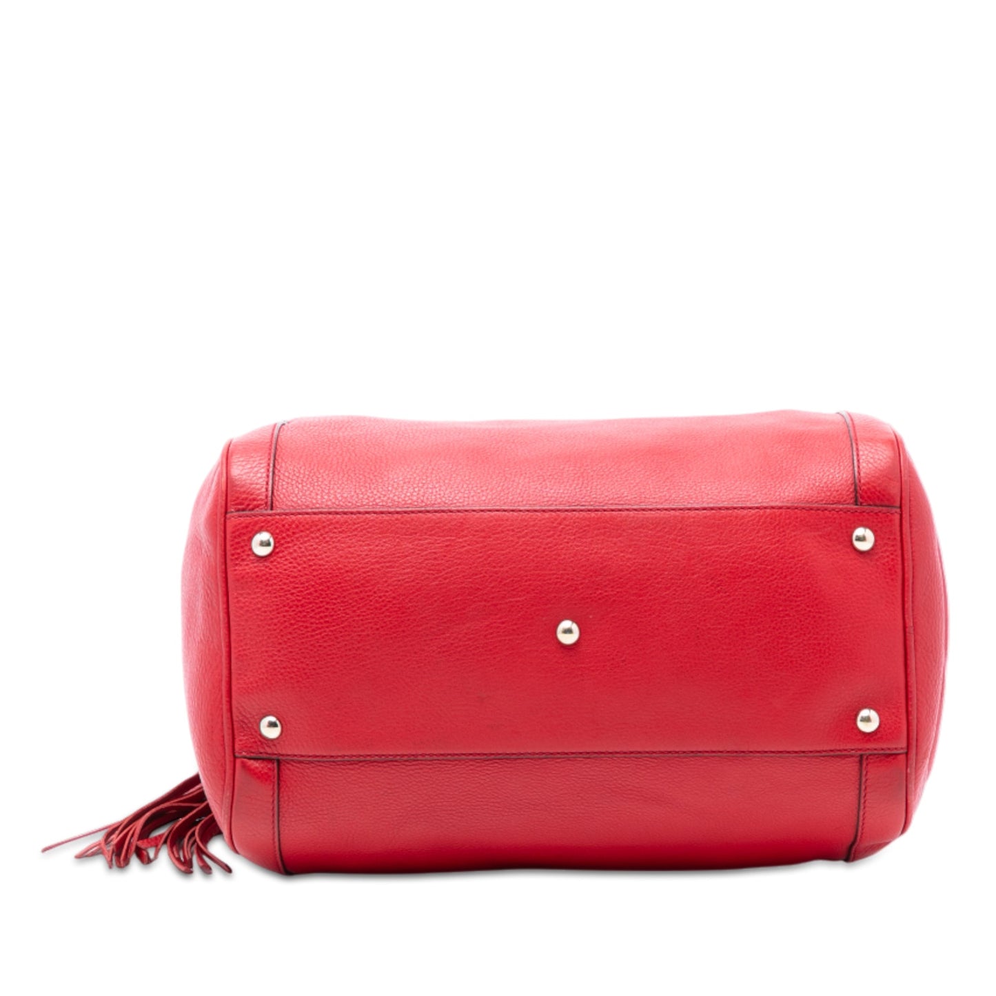 Gucci Medium Pebbled Calfskin Soho Boston Bag