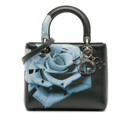 Dior Medium Deerskin Floral Print Lady Dior