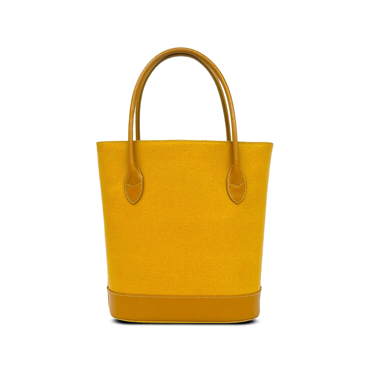Burberry Leather Handbag — Yellow