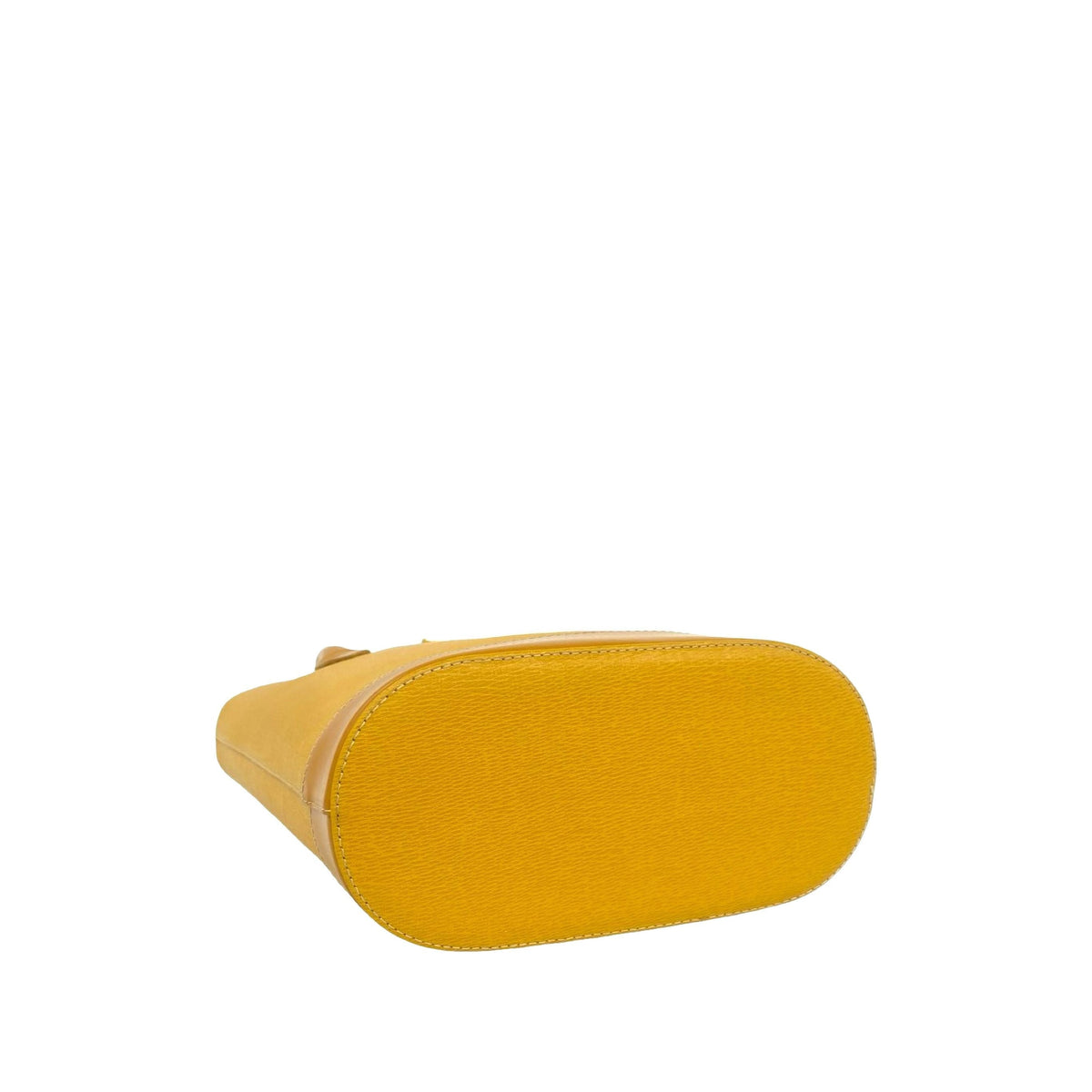 Burberry Leather Handbag — Yellow