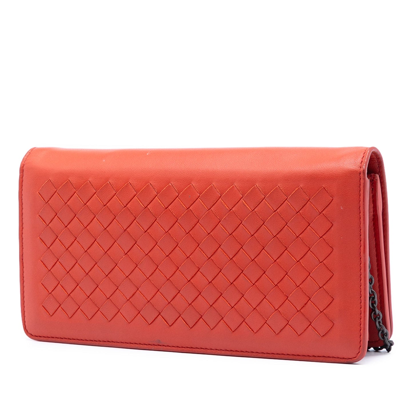 Bottega Veneta Nappa Intrecciato Continental Wallet on Chain