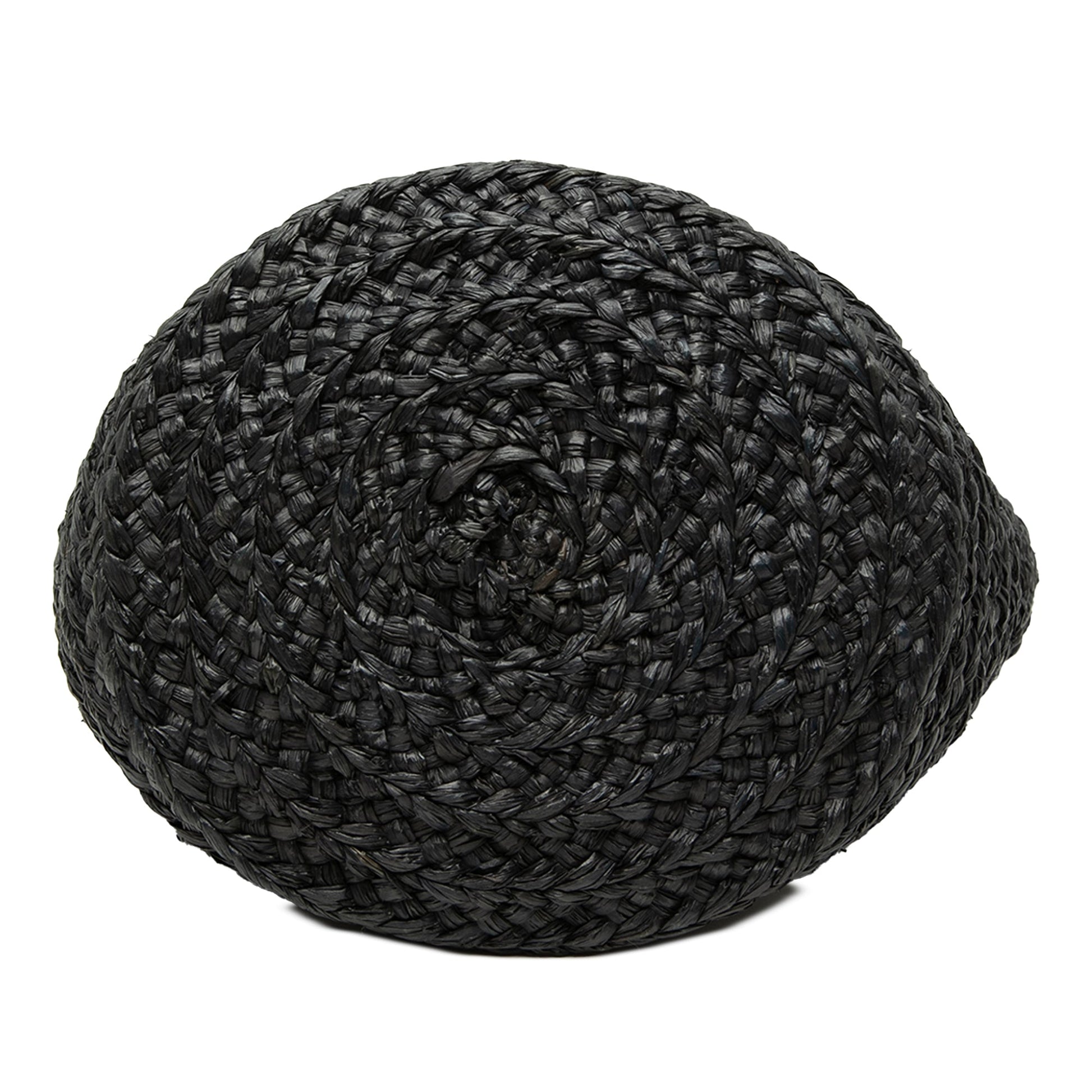 Saint Laurent Small Raffia Panier Tote