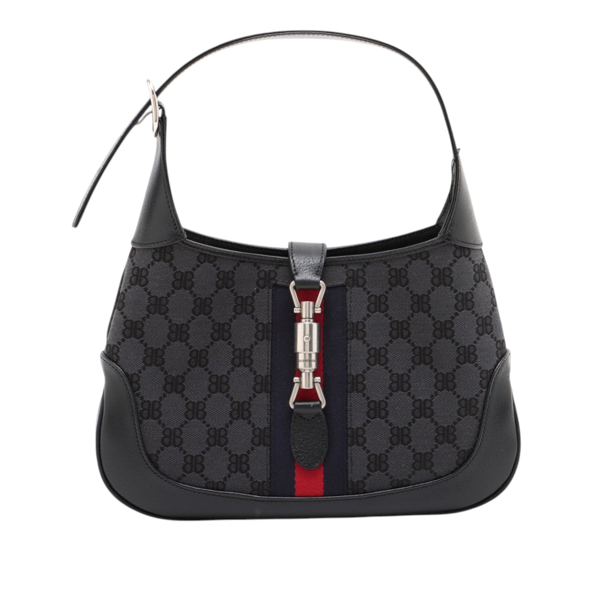 Gucci Balenciaga The Hacker Project Small GG Canvas Web Jackie 1961