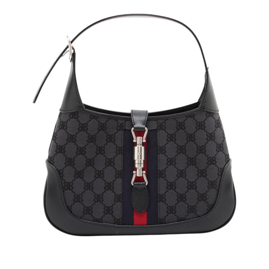 Gucci Balenciaga The Hacker Project Small GG Canvas Web Jackie 1961