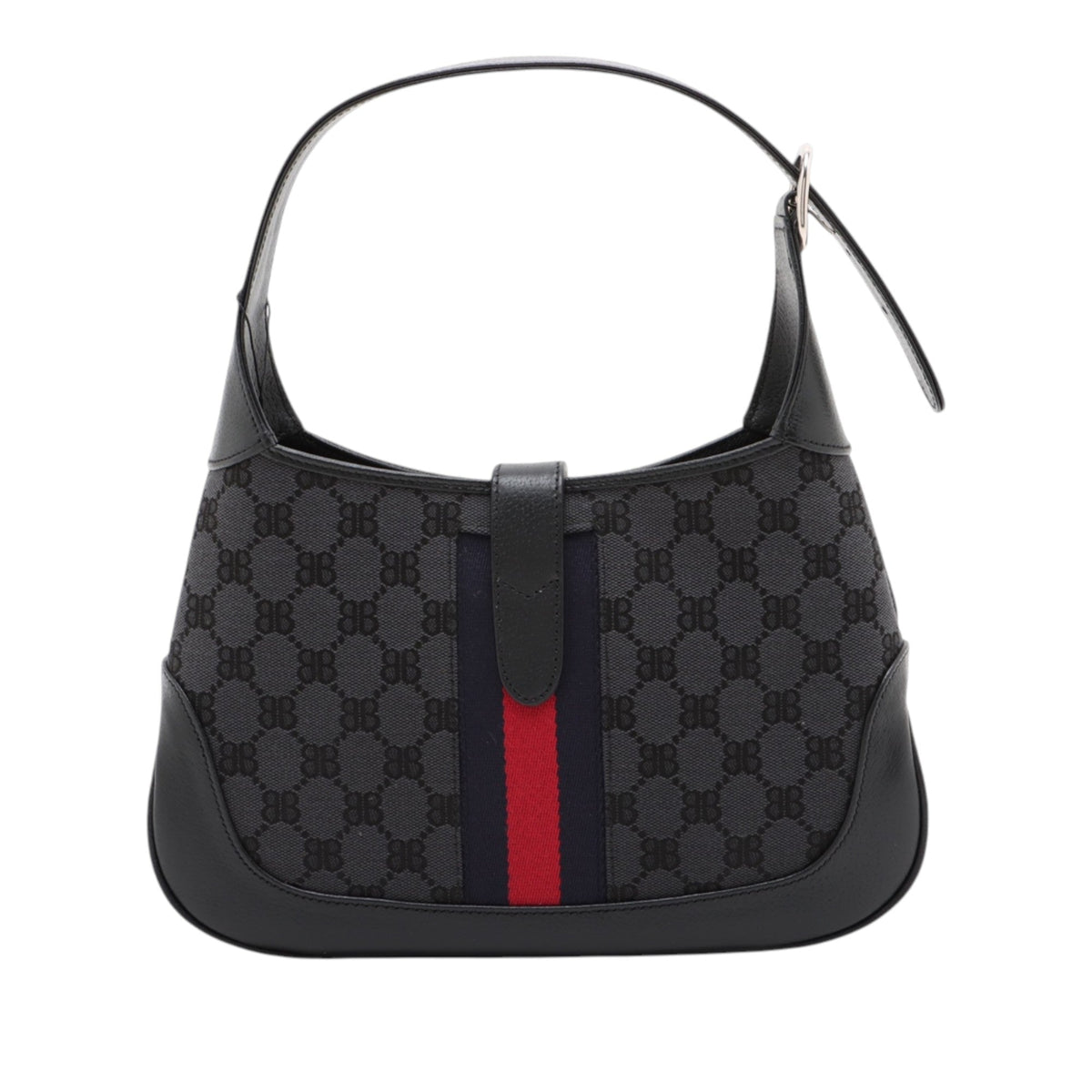 Gucci Balenciaga The Hacker Project Small GG Canvas Web Jackie 1961