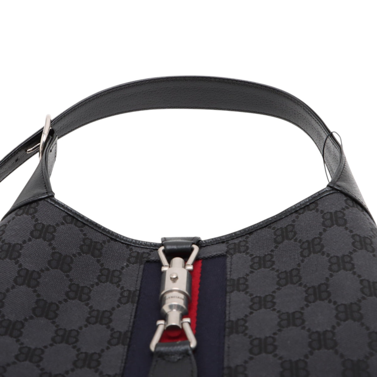 Gucci Balenciaga The Hacker Project Small GG Canvas Web Jackie 1961