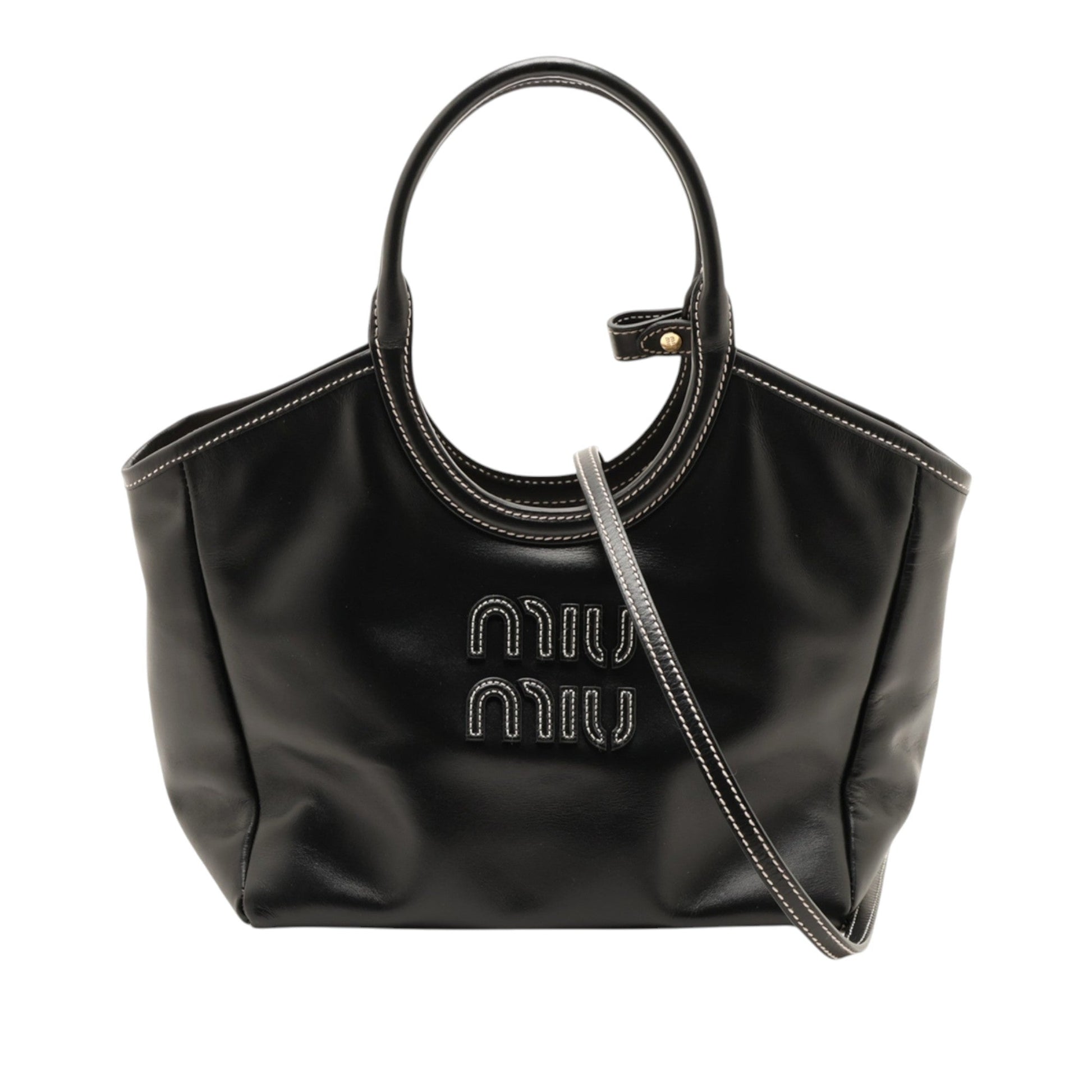 Miu Miu Leather Ivy Satchel