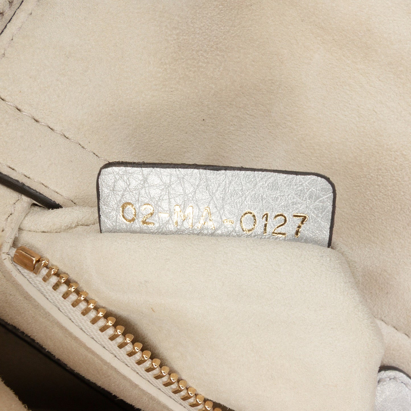 Dior Mini Metallic Grained Calfskin Cannage Lady Dior