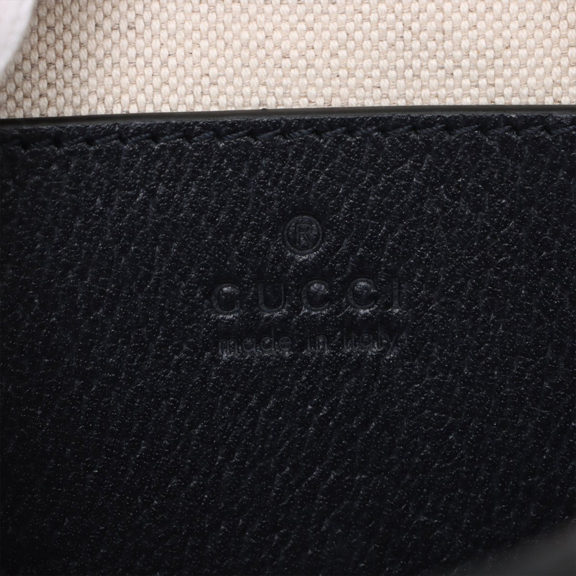 Gucci Small GG Supreme Textured Calfskin Web Ophidia Camera Bag