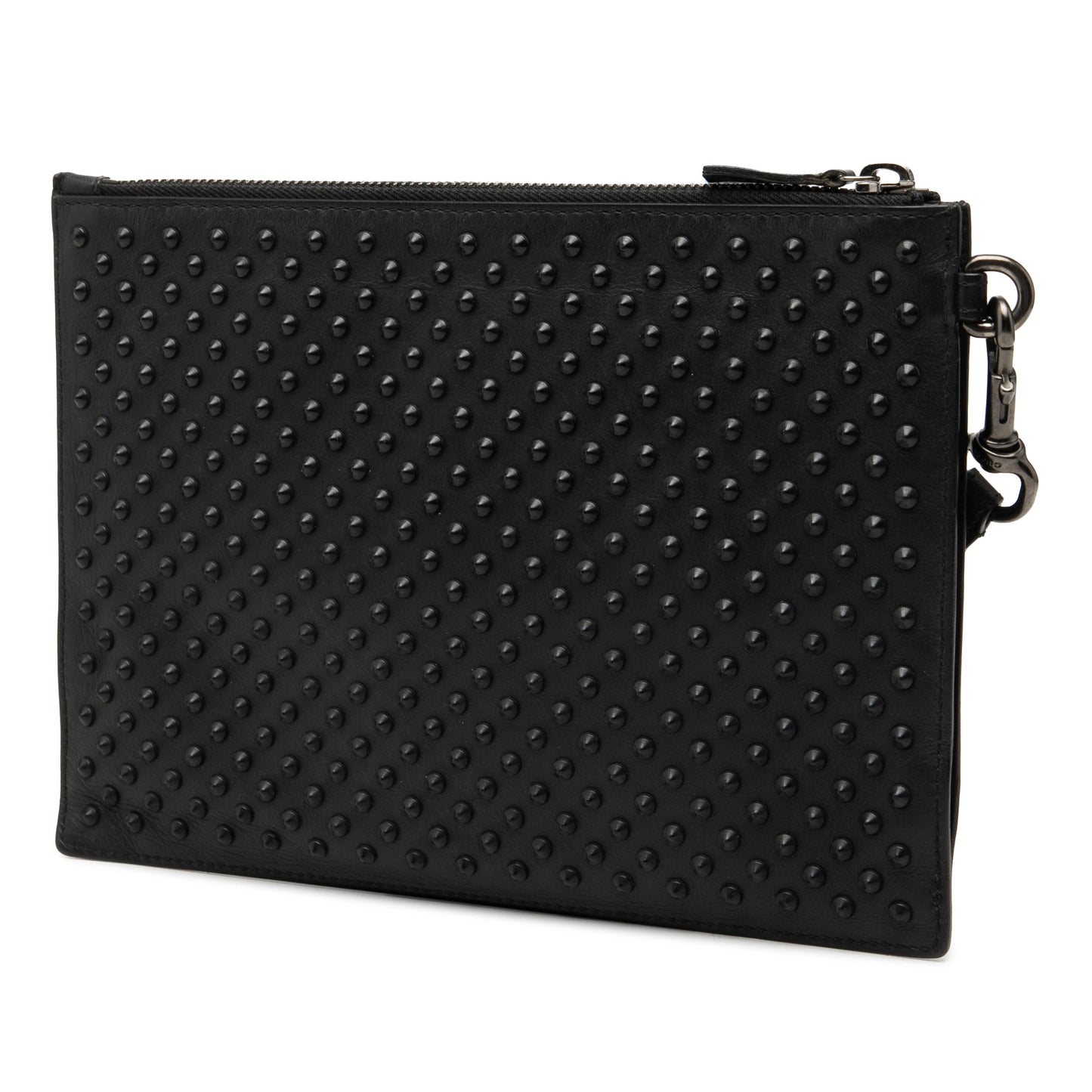 Gucci Studded Calfskin Clutch