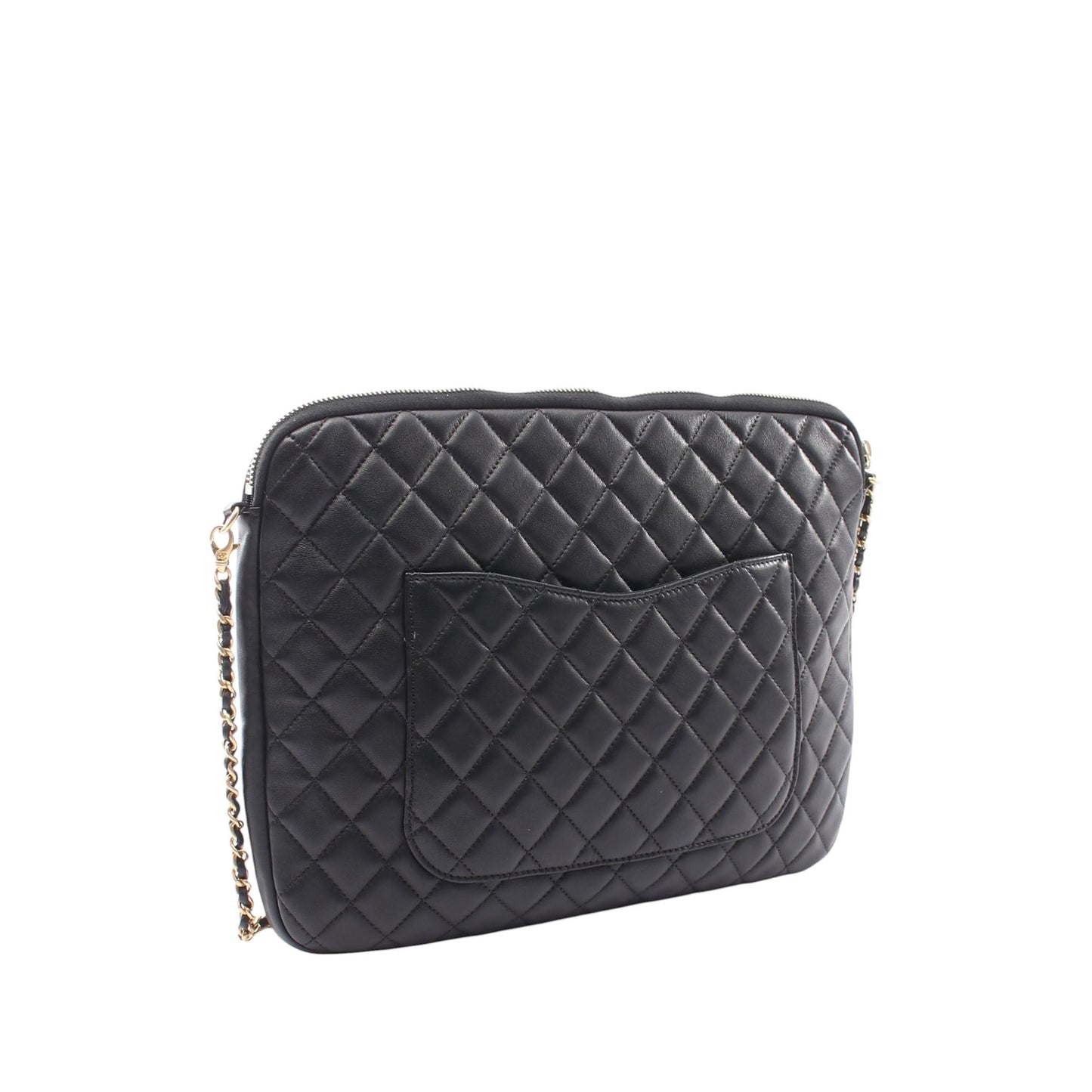 Chanel Quilted Lambskin Girl Chain Crossbody