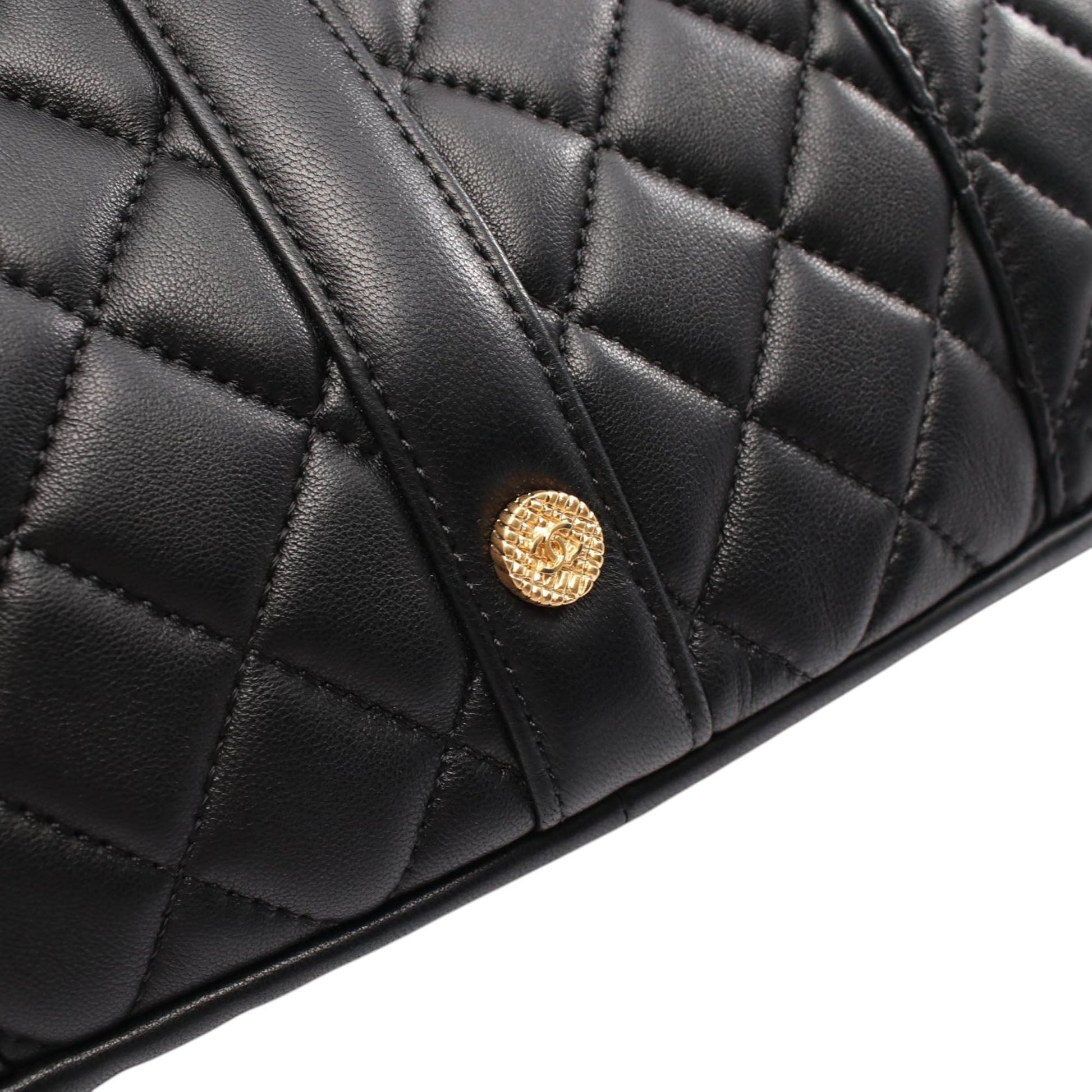 Chanel Quilted Lambskin Girl Chain Crossbody
