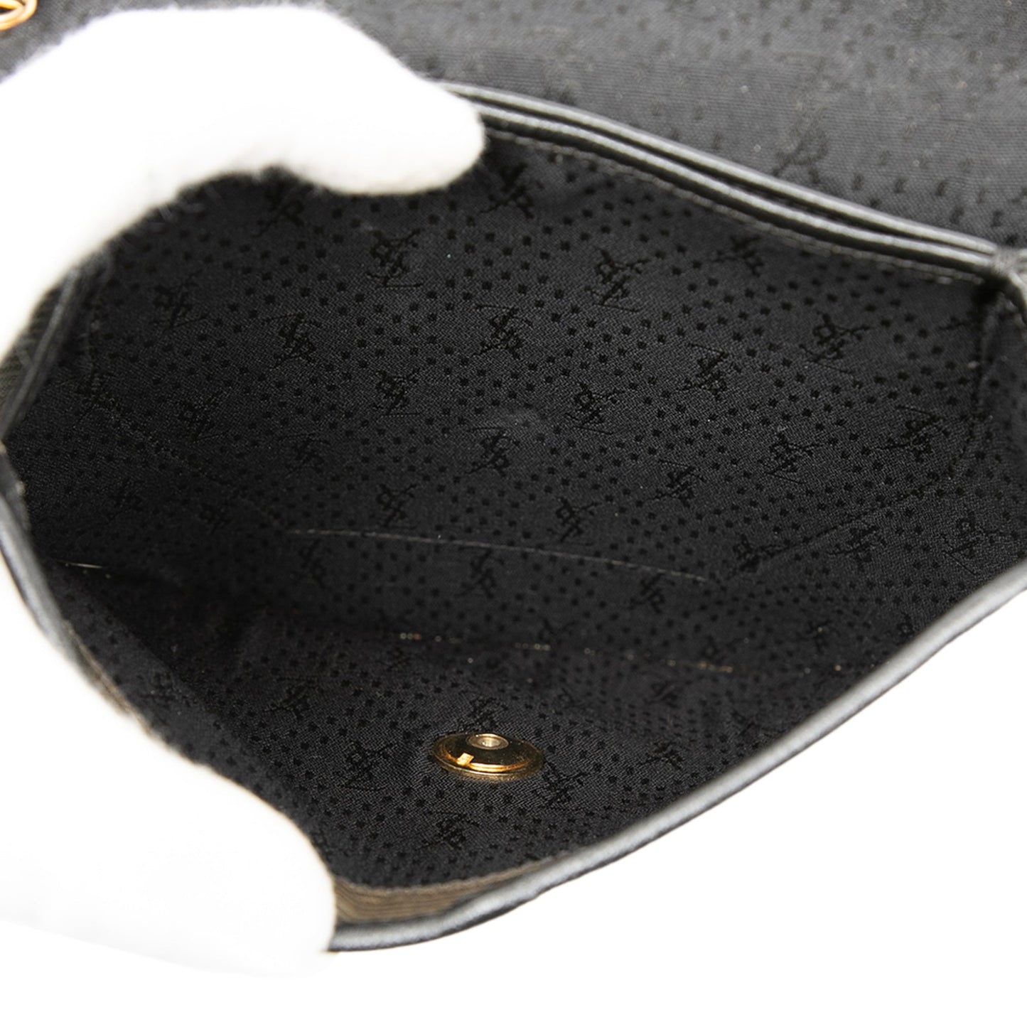 Saint Laurent Coated Canvas Crossbody