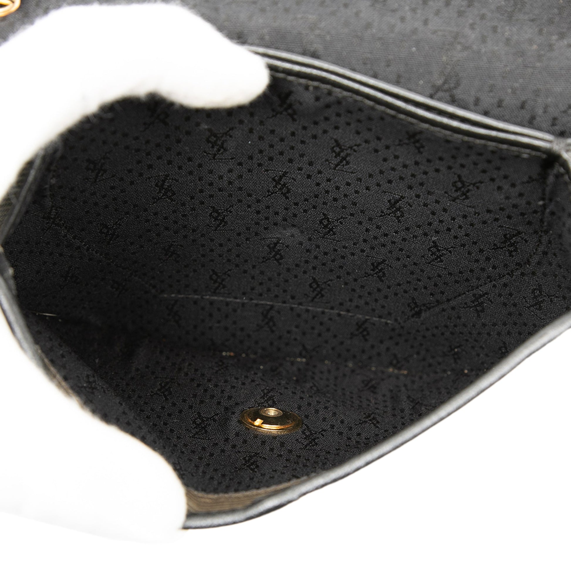 Saint Laurent Coated Canvas Crossbody