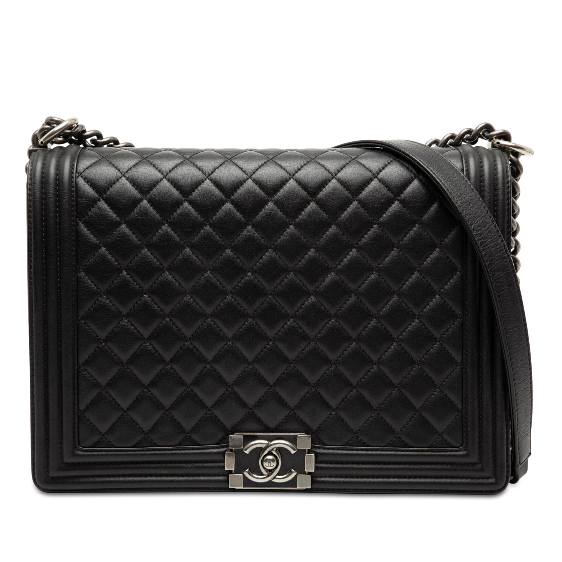 Chanel Large Quilted Lambskin Boy Flap