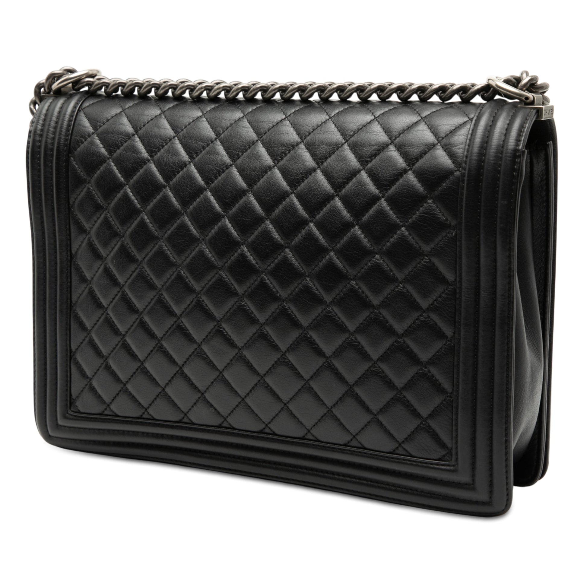 Chanel Large Quilted Lambskin Boy Flap