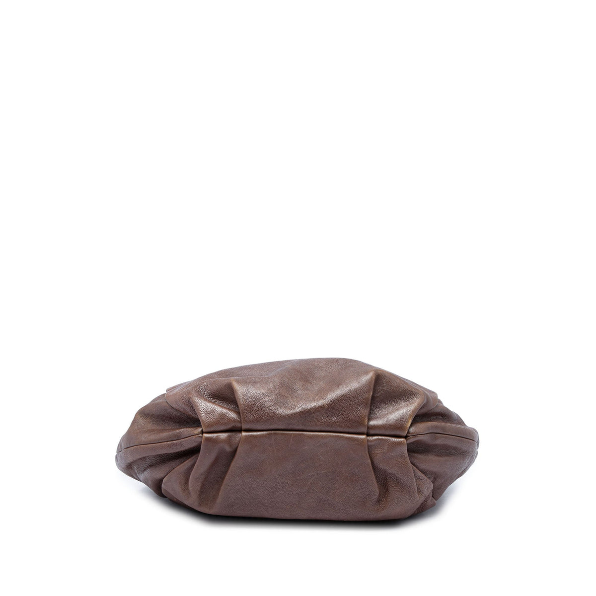 Prada Sfumato Naplak Glace Calfskin Hobo — Brown