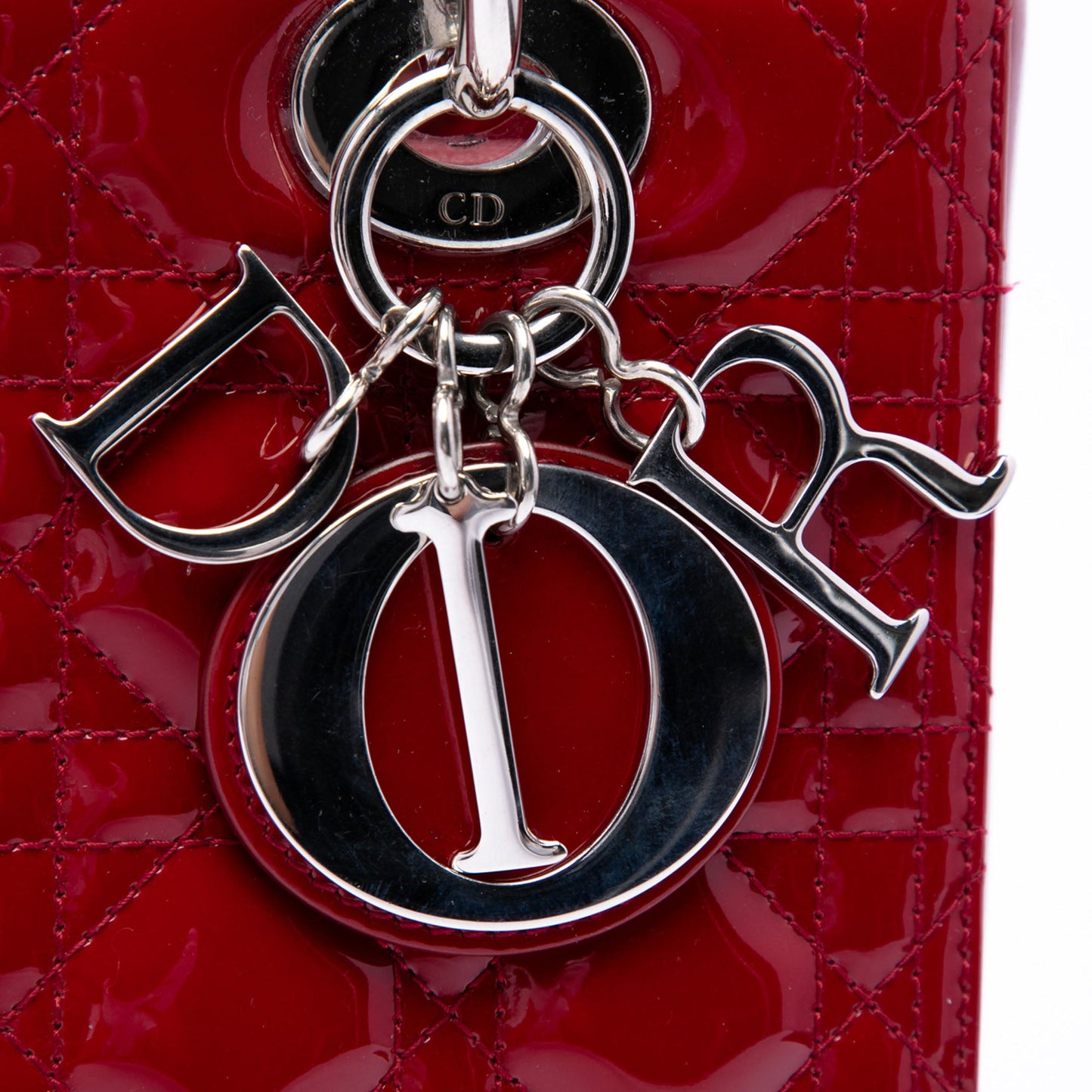 Dior Medium Patent Cannage Lady Dior