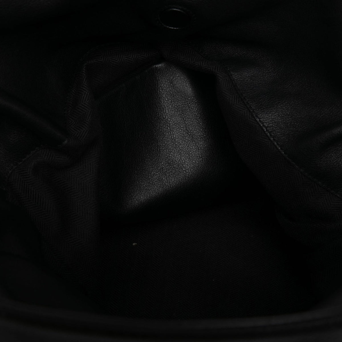 LOEWE Large Calfskin Flamenco Knot Clutch — Black