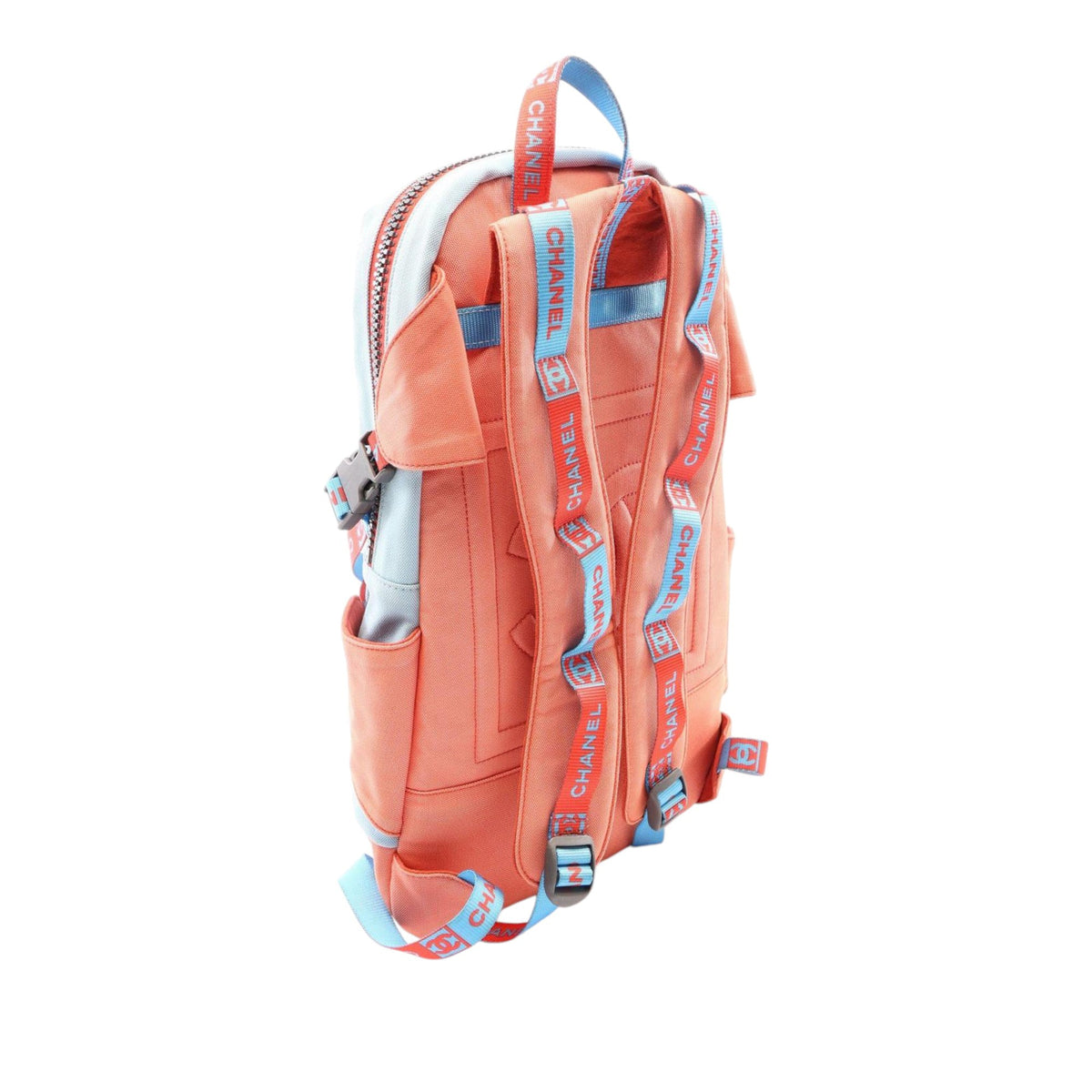Chanel Nylon Sports Line High Summer Backpack — Orange