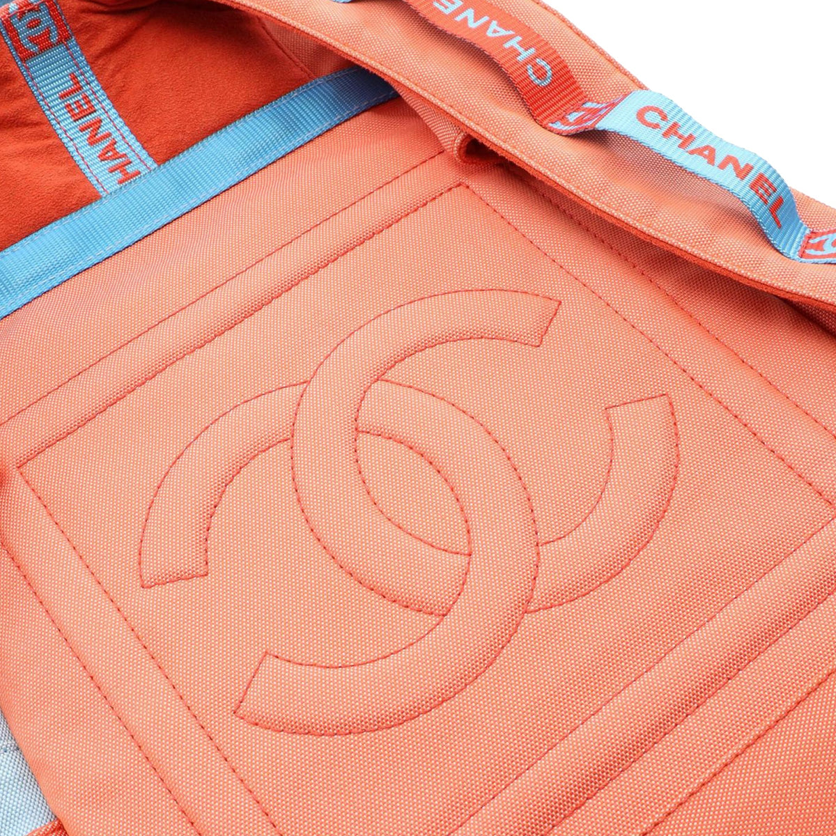 Chanel Nylon Sports Line High Summer Backpack — Orange