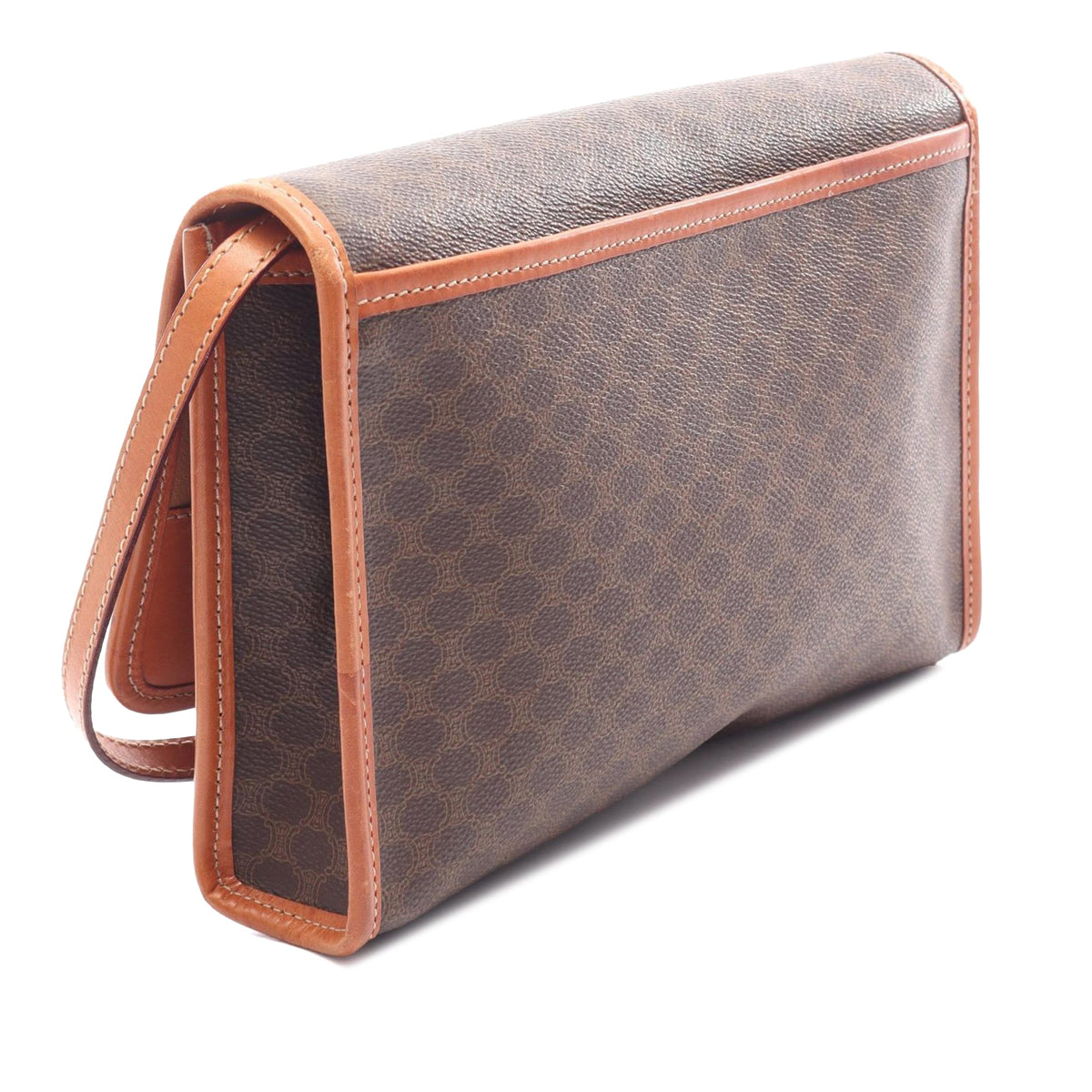 Celine Macadam Crossbody Bag — Brown