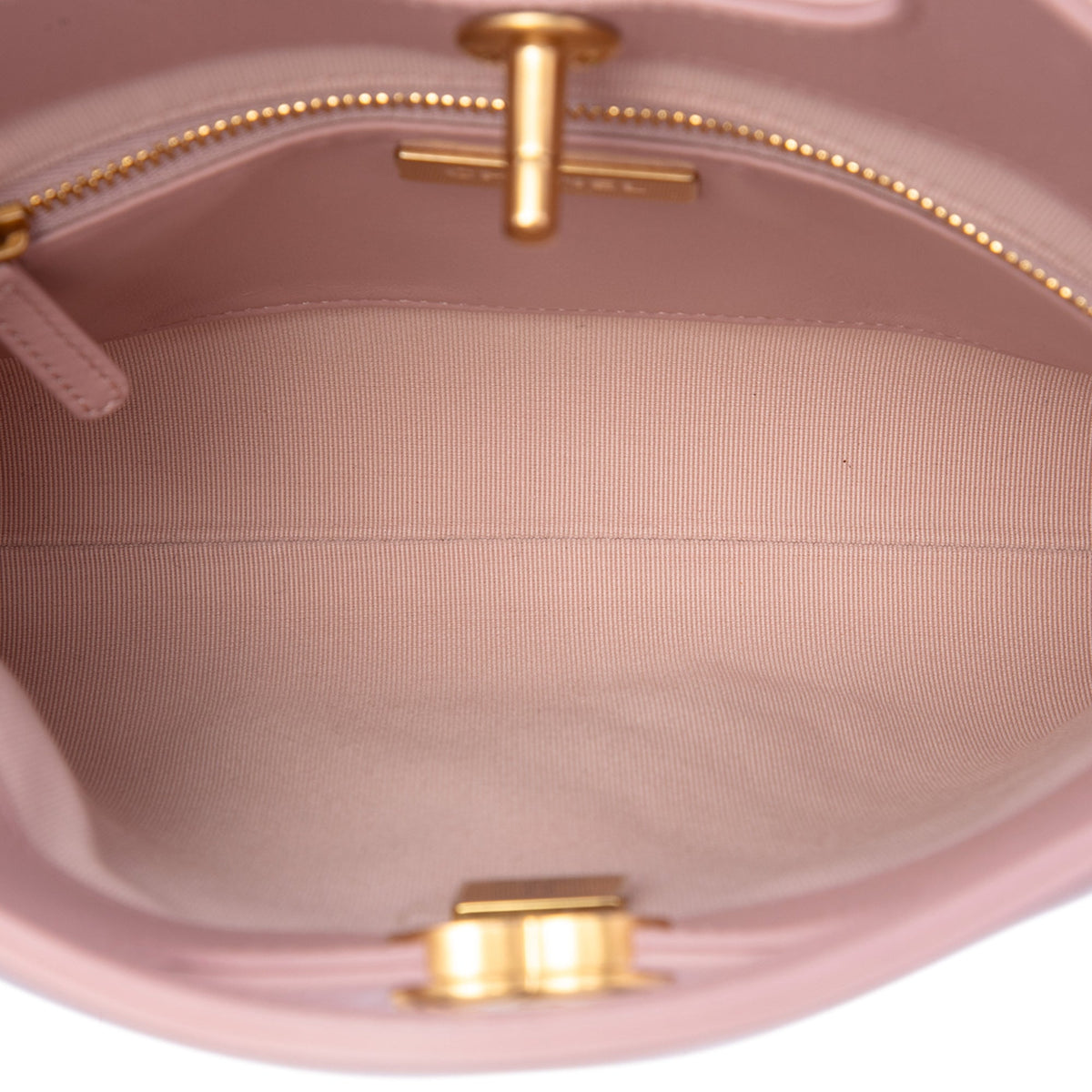 Chanel Mini Quilted Suede and Lambskin 31 Shopping Bag