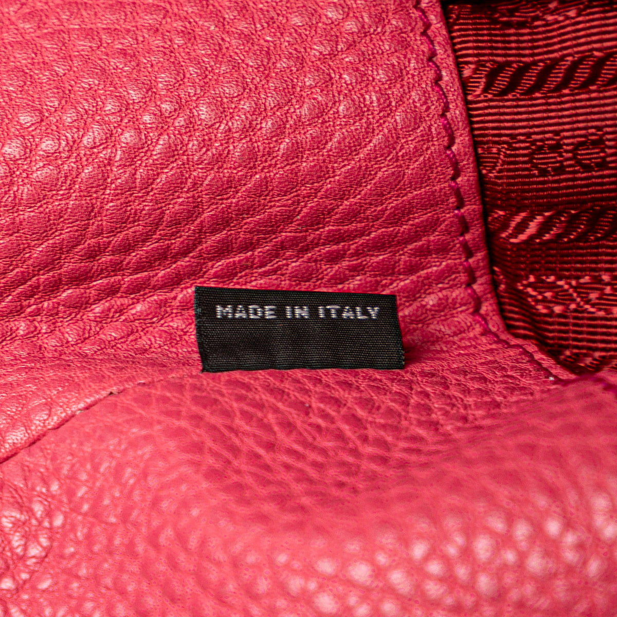 Prada Vitello Daino Open Convertible Tote